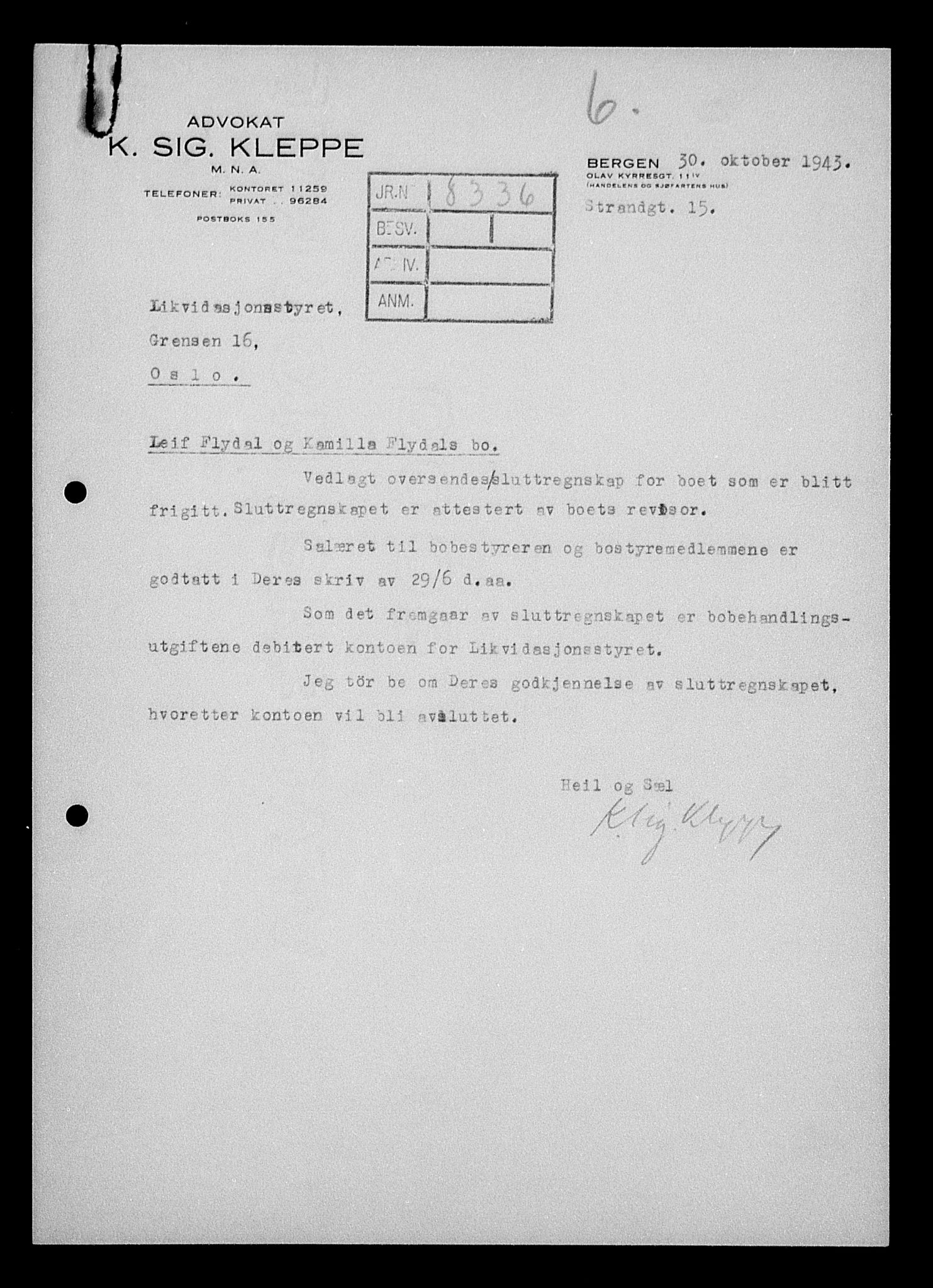 Justisdepartementet, Tilbakeføringskontoret for inndratte formuer, AV/RA-S-1564/H/Hc/Hcd/L0995: --, 1945-1947, s. 451