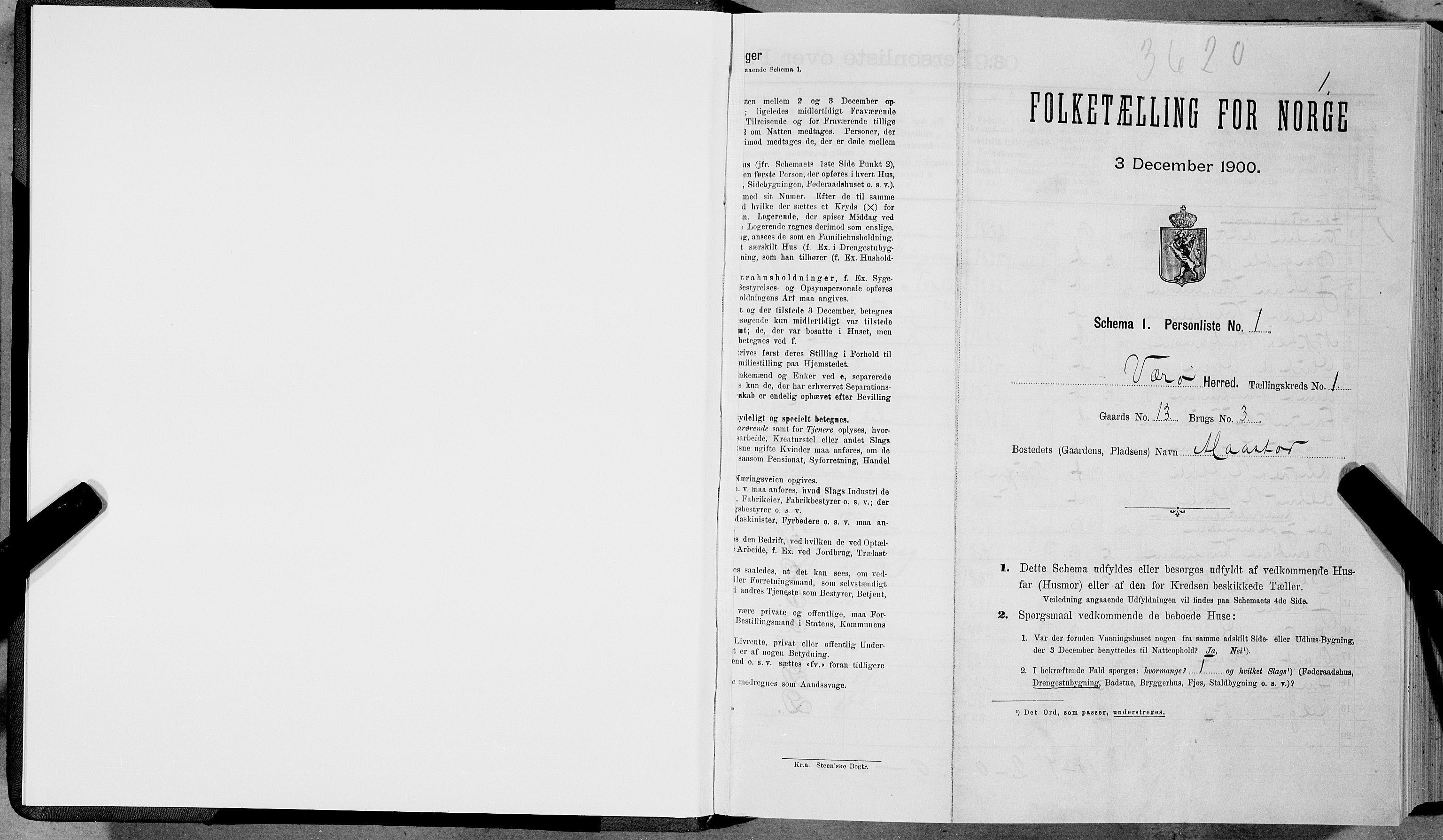SAT, Folketelling 1900 for 1857 Værøy herred, 1900, s. 10