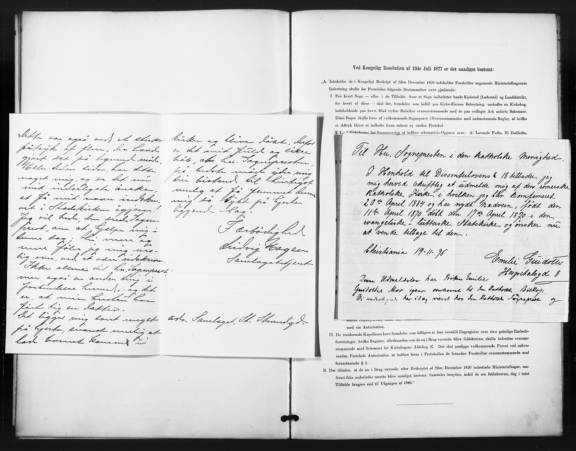 Trefoldighet prestekontor Kirkebøker, SAO/A-10882/F/Ff/L0002: Ministerialbok nr. VI 2, 1891-1918