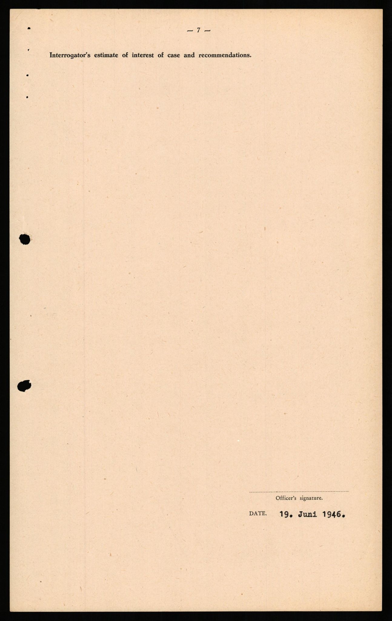 Forsvaret, Forsvarets overkommando II, RA/RAFA-3915/D/Db/L0029: CI Questionaires. Tyske okkupasjonsstyrker i Norge. Tyskere., 1945-1946, s. 418