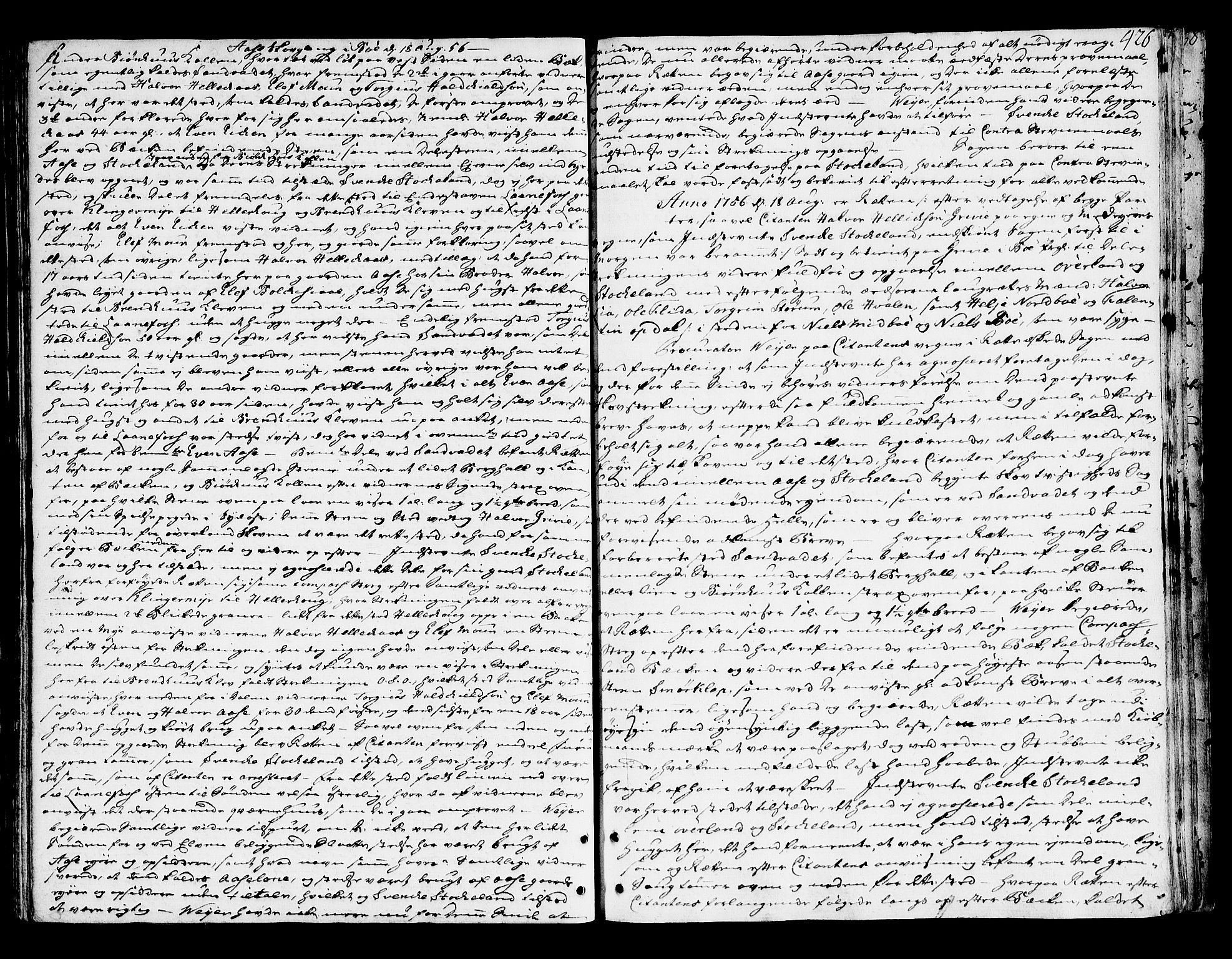 Nedre Telemark sorenskriveri, SAKO/A-135/F/Fa/L0019: Tingbok, 1752-1757, s. 426