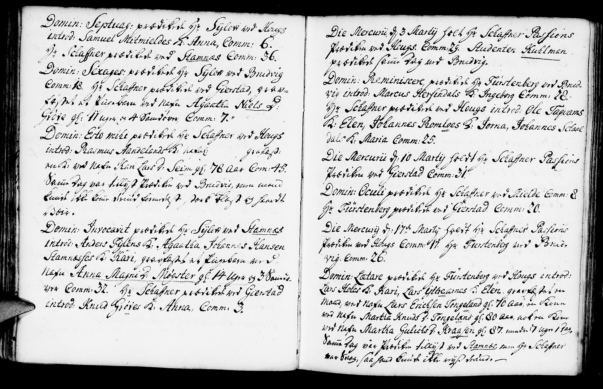 Haus sokneprestembete, SAB/A-75601/H/Haa: Ministerialbok nr. A 7, 1748-1766, s. 138
