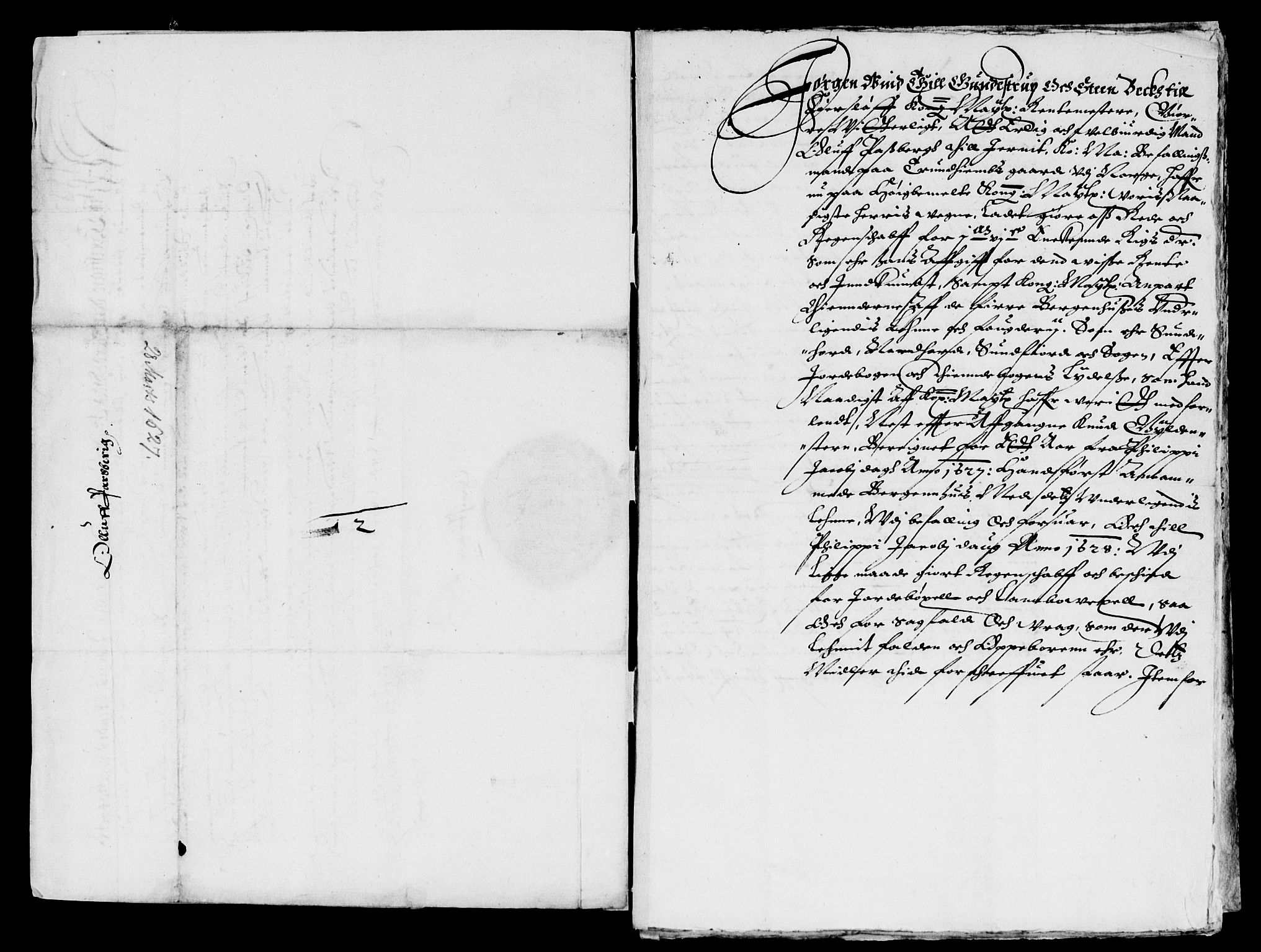 Rentekammeret inntil 1814, Reviderte regnskaper, Lensregnskaper, RA/EA-5023/R/Rb/Rbt/L0051: Bergenhus len, 1627-1630