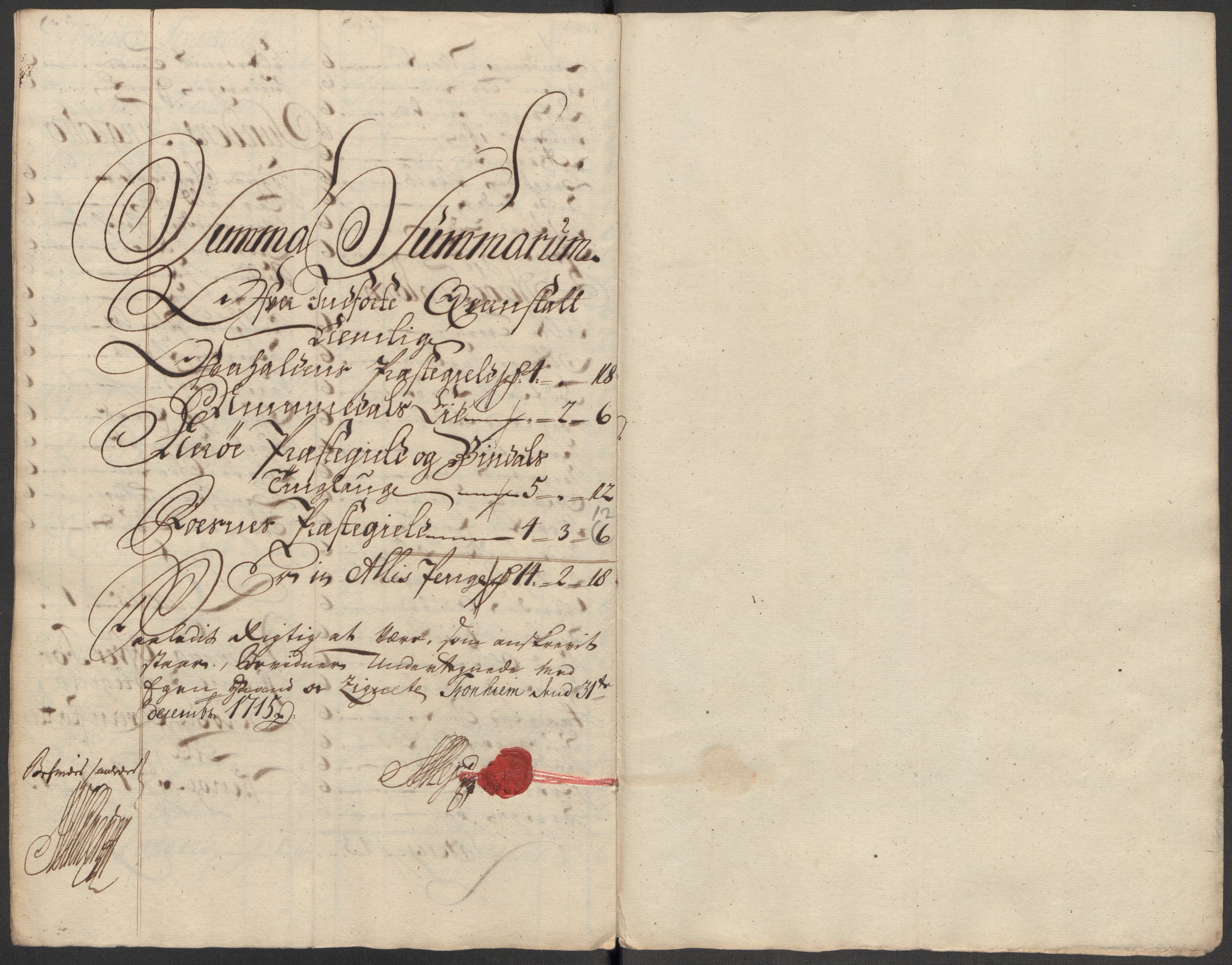 Rentekammeret inntil 1814, Reviderte regnskaper, Fogderegnskap, AV/RA-EA-4092/R64/L4436: Fogderegnskap Namdal, 1715, s. 116