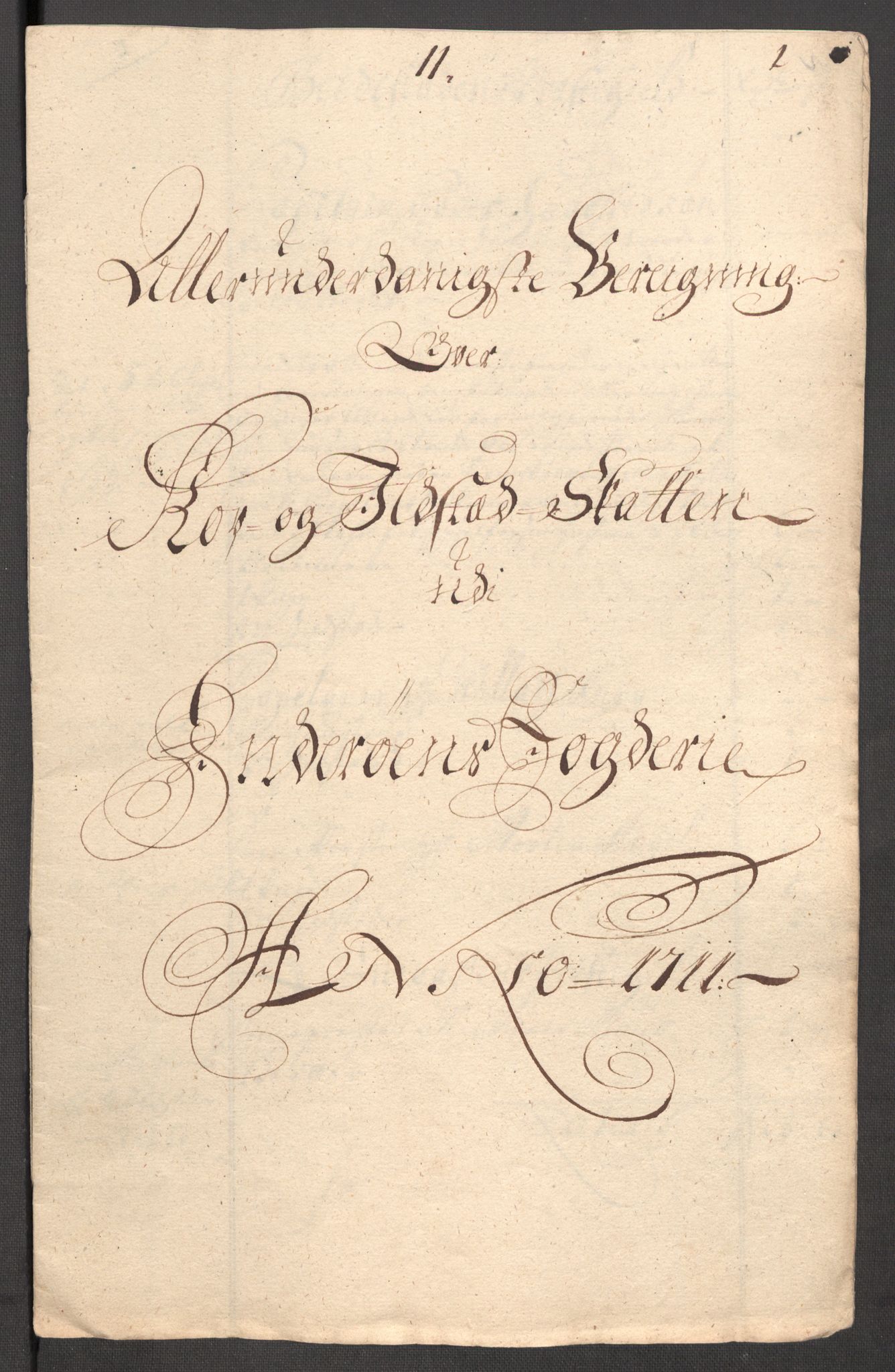 Rentekammeret inntil 1814, Reviderte regnskaper, Fogderegnskap, RA/EA-4092/R63/L4319: Fogderegnskap Inderøy, 1711, s. 147