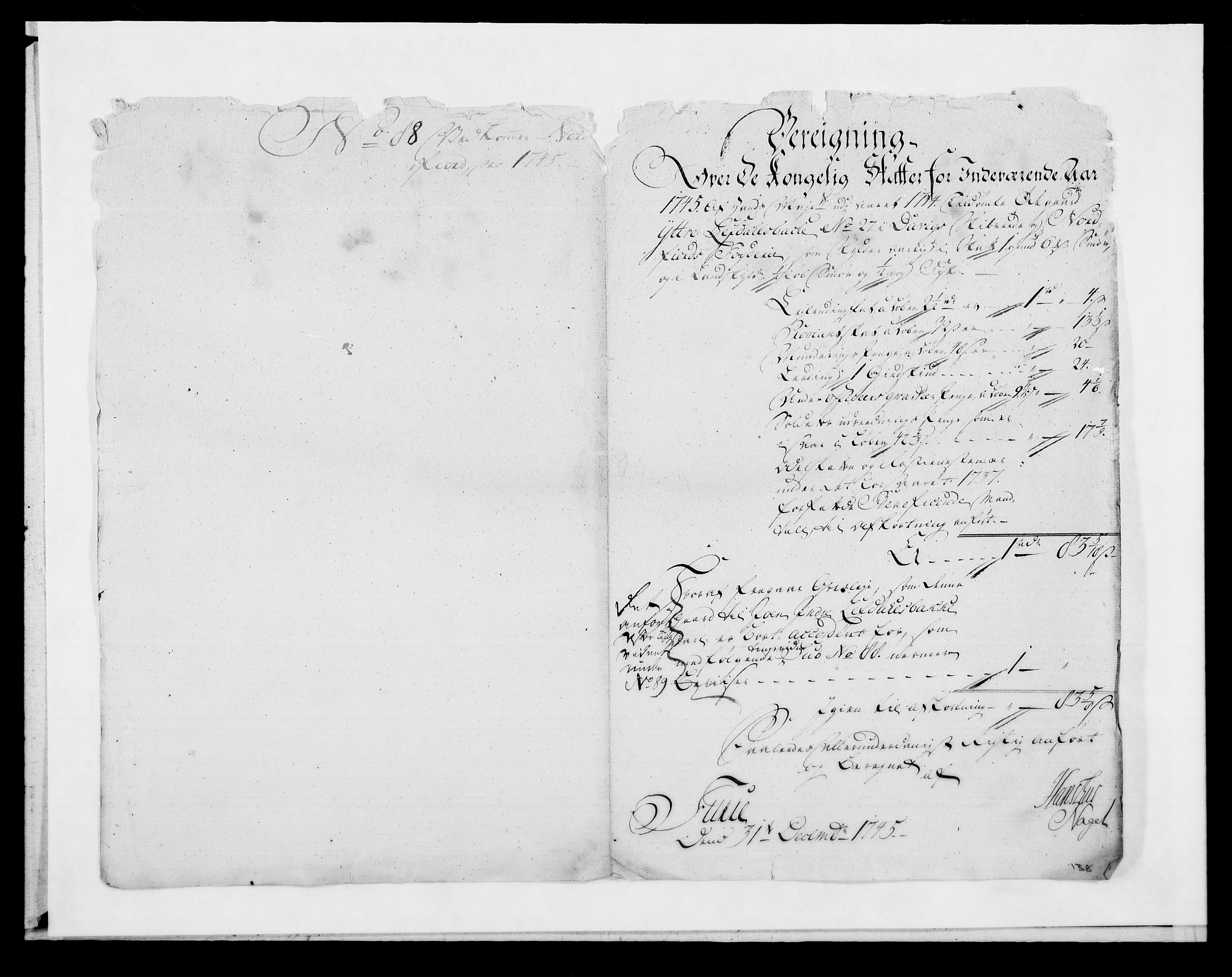 Rentekammeret inntil 1814, Reviderte regnskaper, Fogderegnskap, AV/RA-EA-4092/R53/L3471: Fogderegnskap Sunn- og Nordfjord, 1745, s. 306