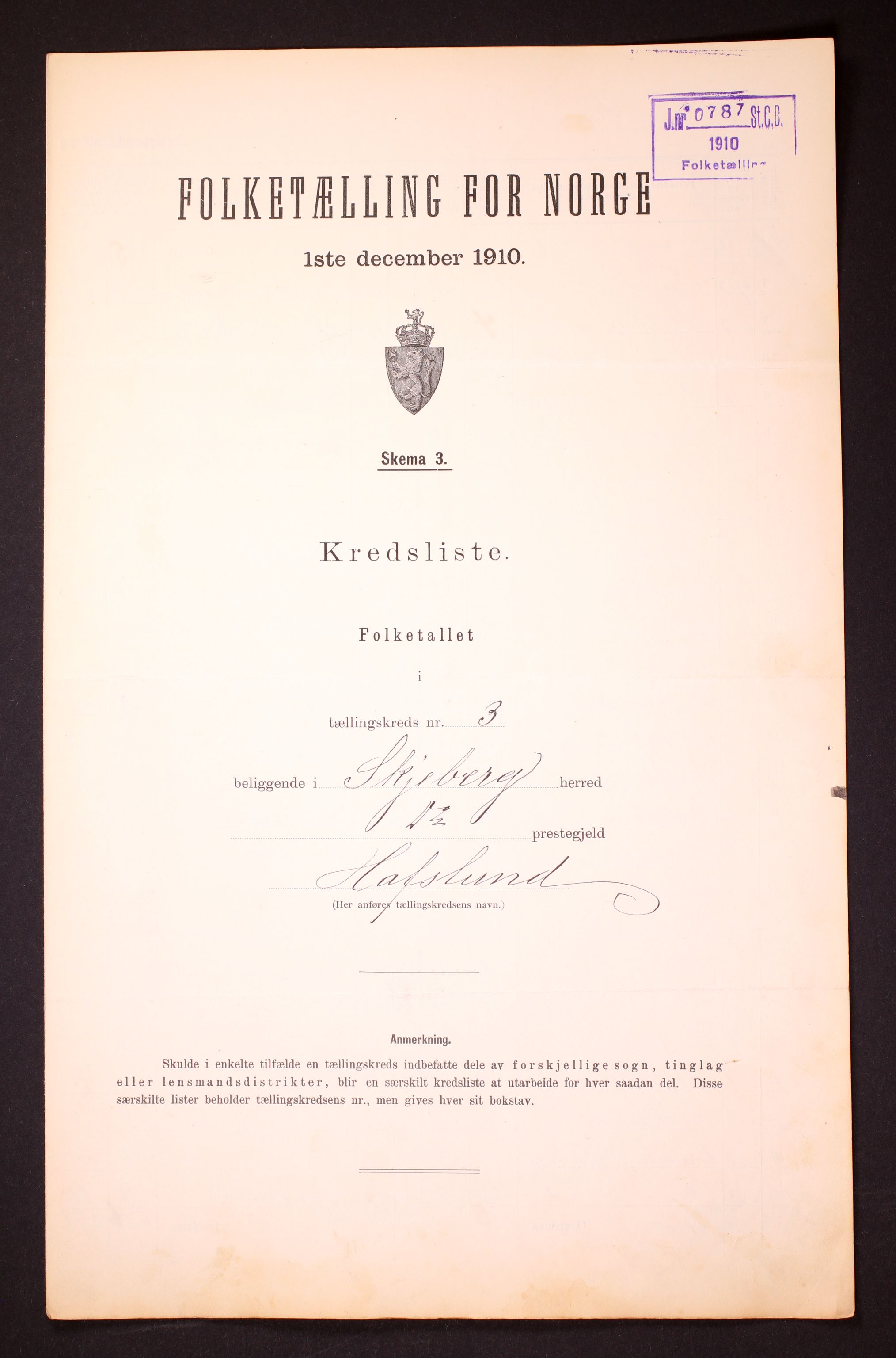 RA, Folketelling 1910 for 0115 Skjeberg herred, 1910, s. 10