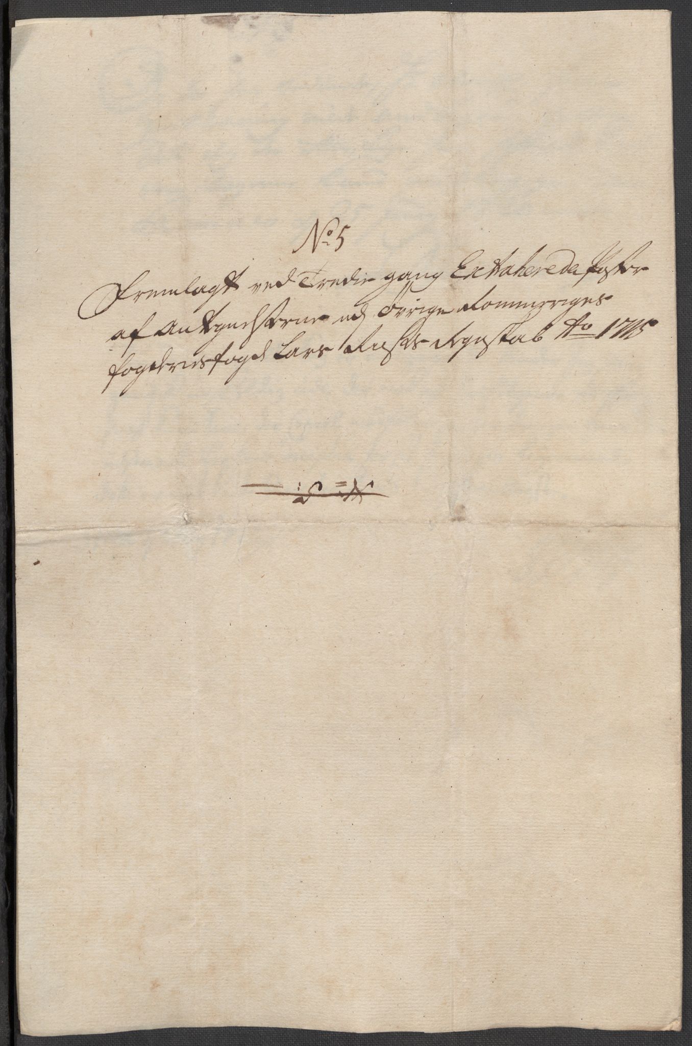 Rentekammeret inntil 1814, Reviderte regnskaper, Fogderegnskap, AV/RA-EA-4092/R12/L0724: Fogderegnskap Øvre Romerike, 1715, s. 276