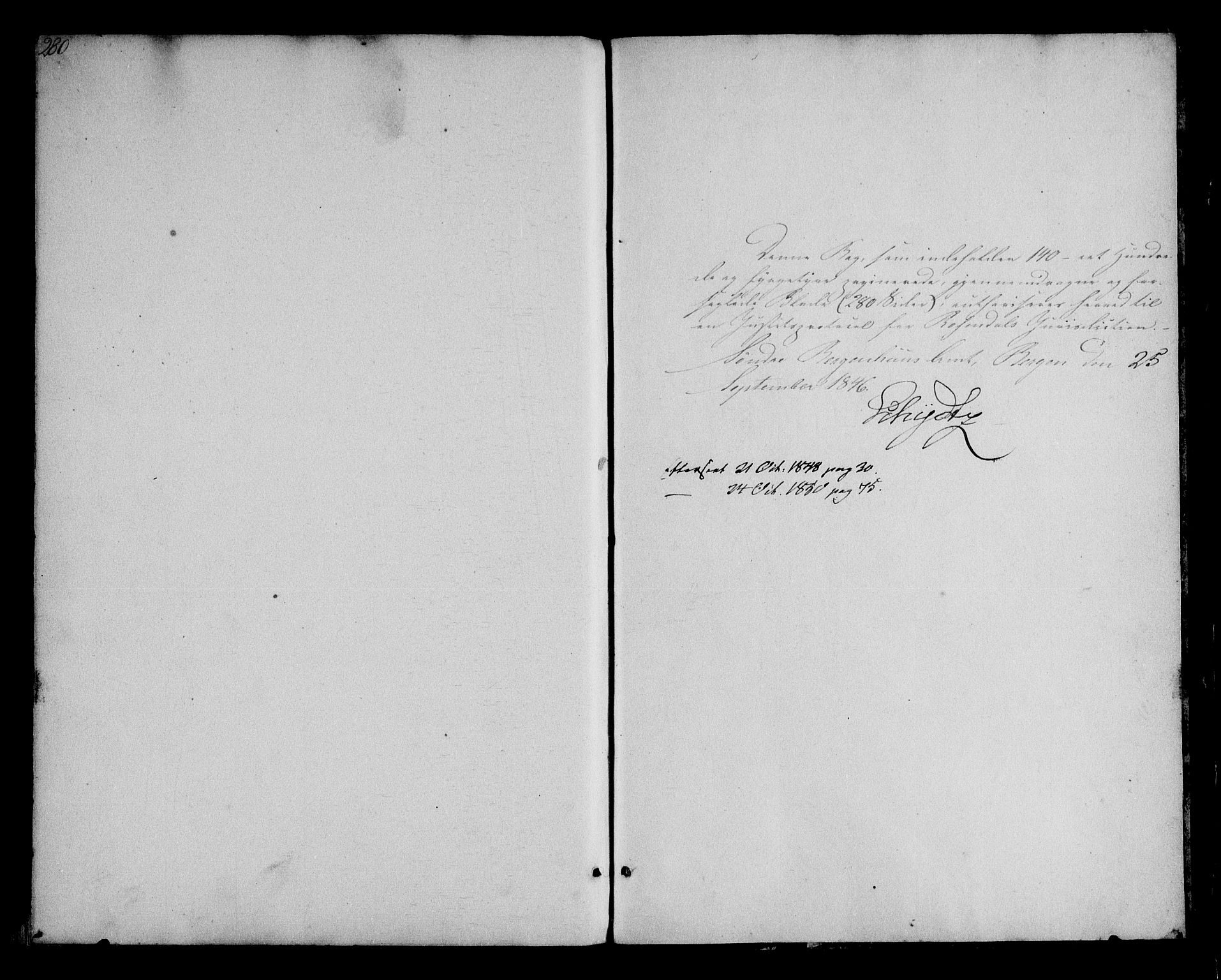 Hardanger og Voss sorenskriveri, SAB/A-2501/1/1A/1Aa/L0006: Tingbok for Rosendal, 1846-1852