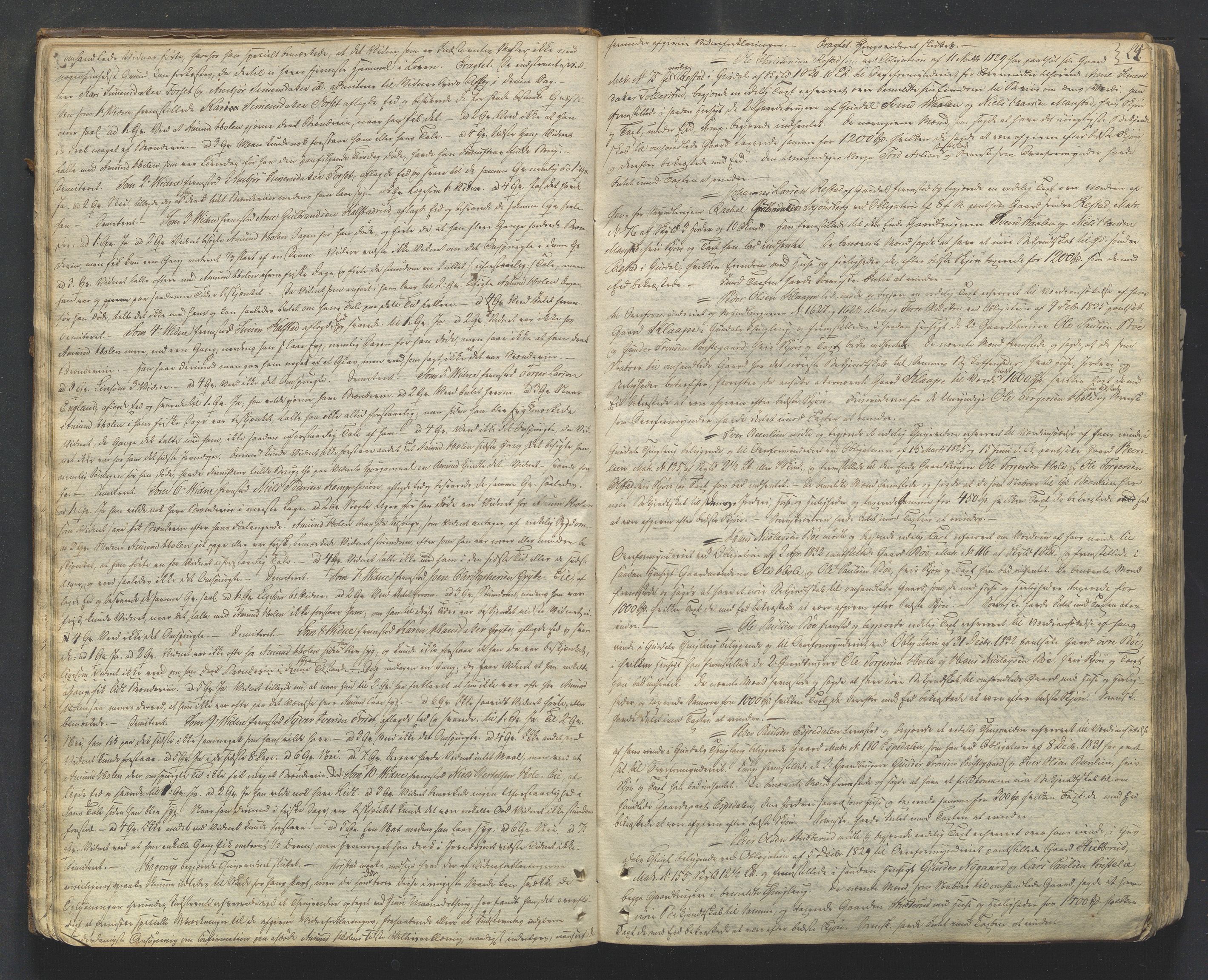 Mellom-Gudbrandsdal sorenskriveri, AV/SAH-TING-038/G/Gb/L0001: Tingbok, 1835-1849, s. 23b-24a
