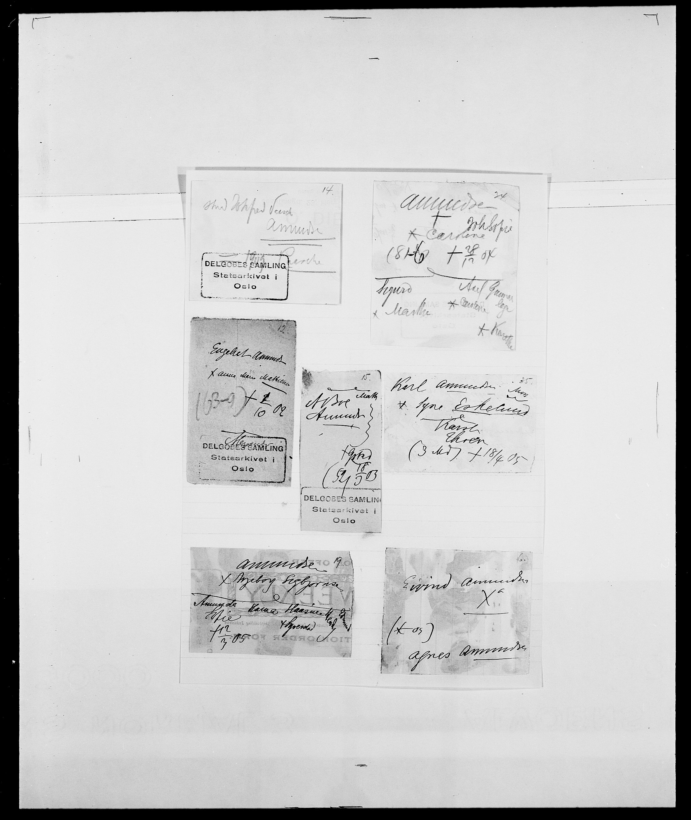 Delgobe, Charles Antoine - samling, SAO/PAO-0038/D/Da/L0002: Anker, Ancher - Bauner, s. 16
