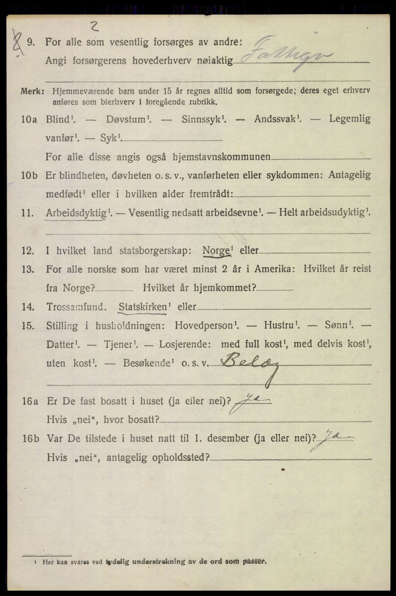 SAH, Folketelling 1920 for 0537 Fluberg herred, 1920, s. 3599