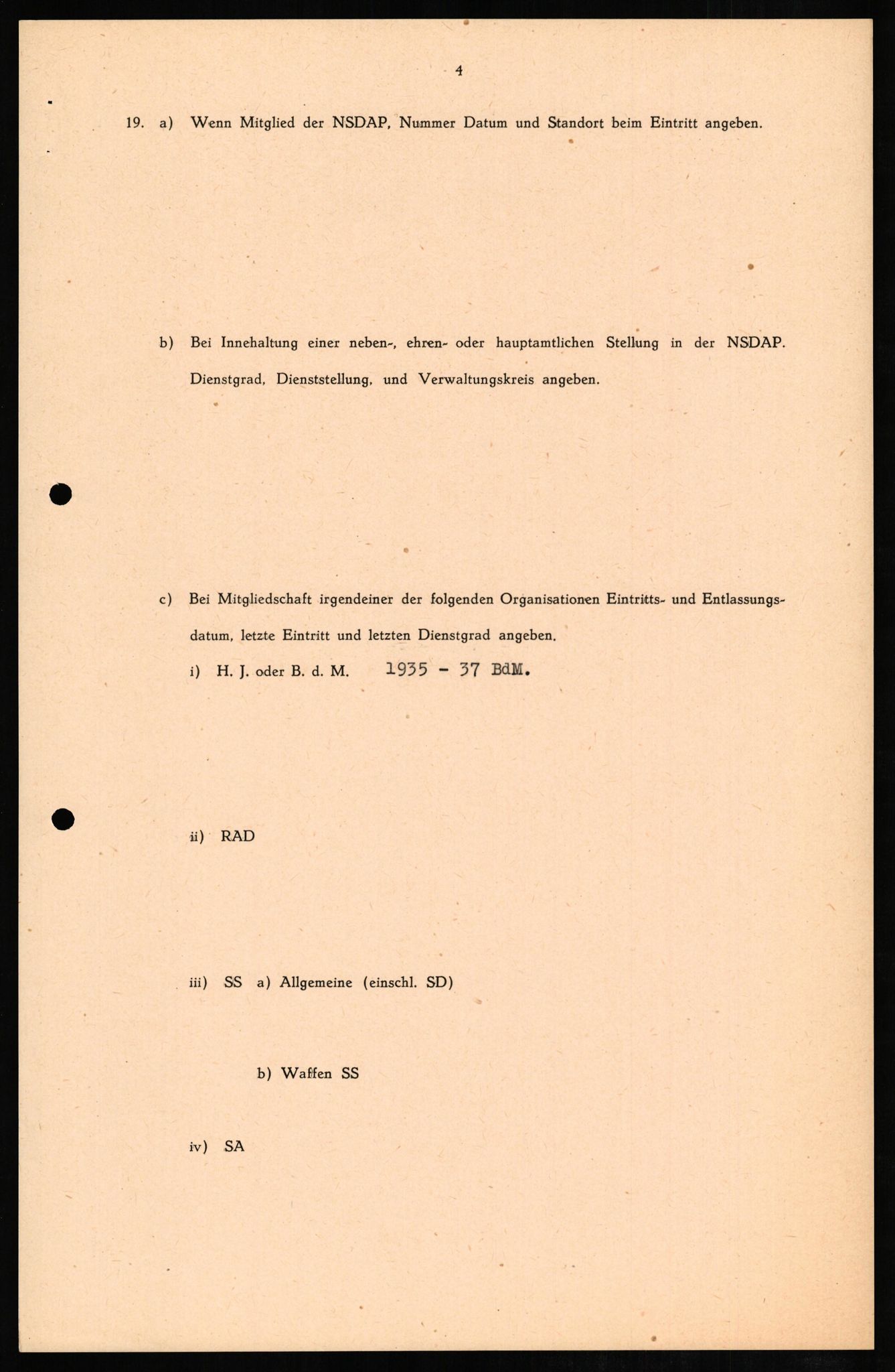 Forsvaret, Forsvarets overkommando II, AV/RA-RAFA-3915/D/Db/L0010: CI Questionaires. Tyske okkupasjonsstyrker i Norge. Tyskere., 1945-1946, s. 268