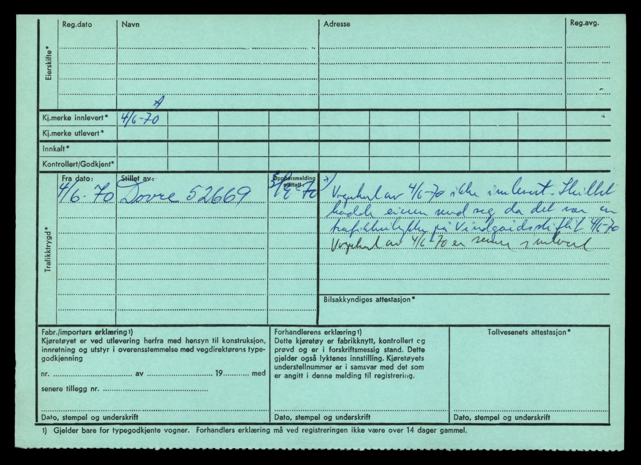Møre og Romsdal vegkontor - Ålesund trafikkstasjon, AV/SAT-A-4099/F/Fe/L0042: Registreringskort for kjøretøy T 13906 - T 14079, 1927-1998, s. 802