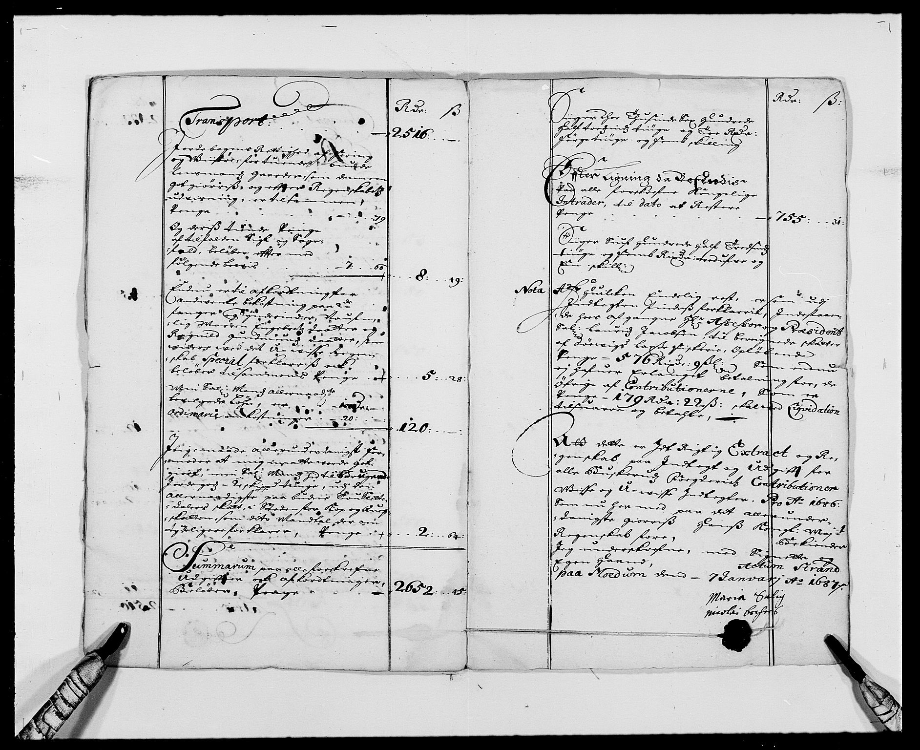 Rentekammeret inntil 1814, Reviderte regnskaper, Fogderegnskap, RA/EA-4092/R25/L1678: Fogderegnskap Buskerud, 1685-1686, s. 226