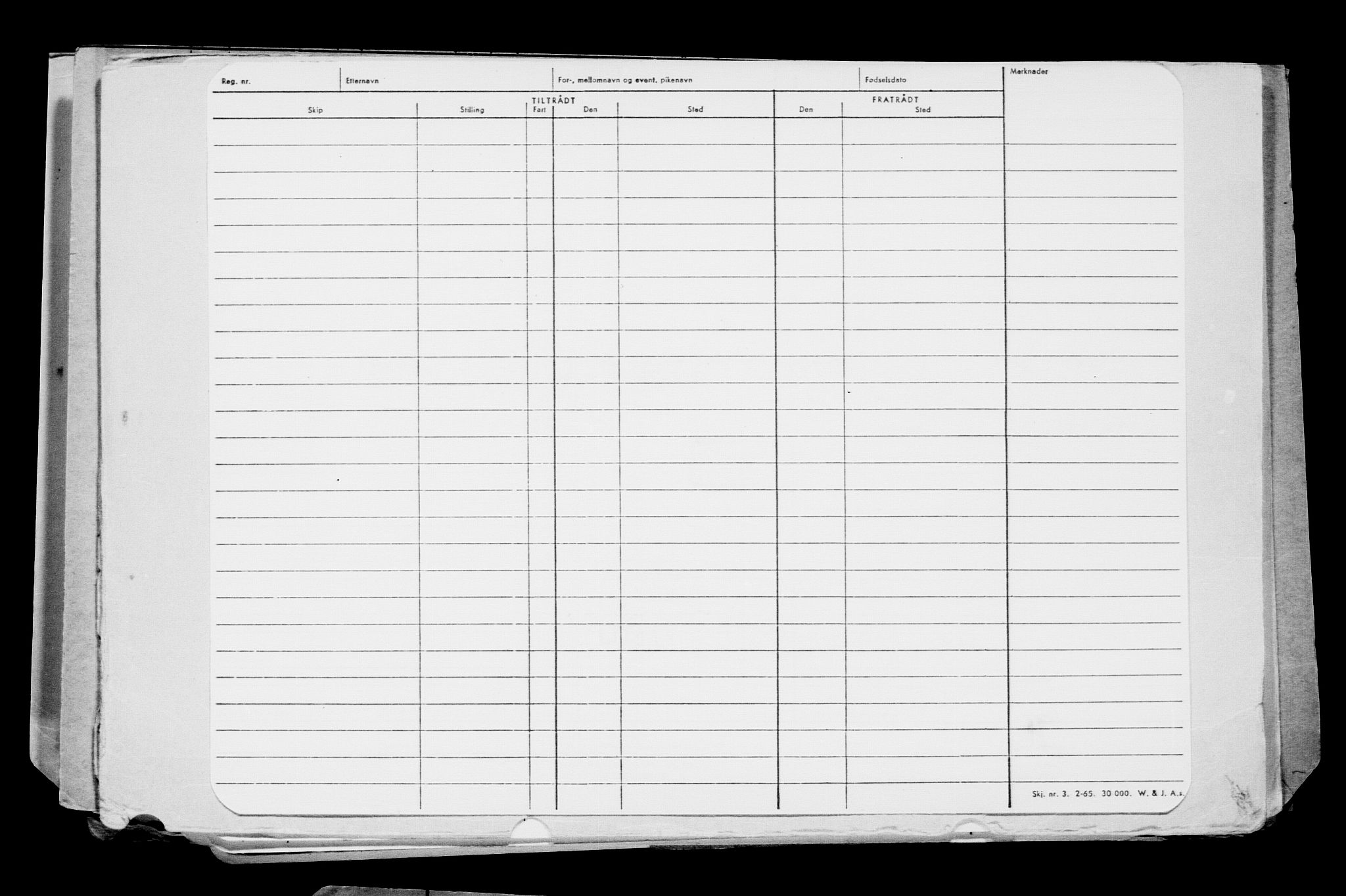 Direktoratet for sjømenn, AV/RA-S-3545/G/Gb/L0209: Hovedkort, 1922, s. 395