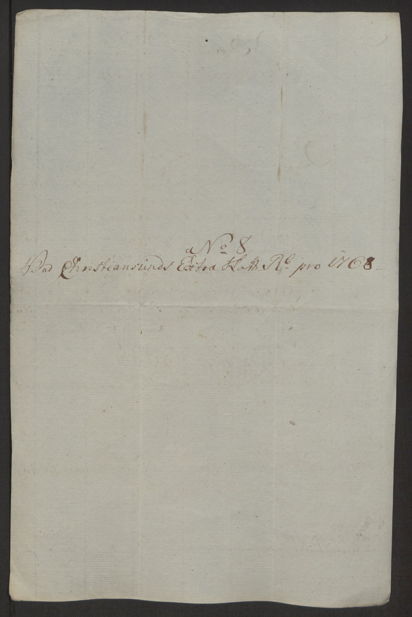 Rentekammeret inntil 1814, Reviderte regnskaper, Byregnskaper, RA/EA-4066/R/Rr/L0495/0004: [R1] Kontribusjonsregnskap / Ekstraskatt, 1762-1772, s. 198