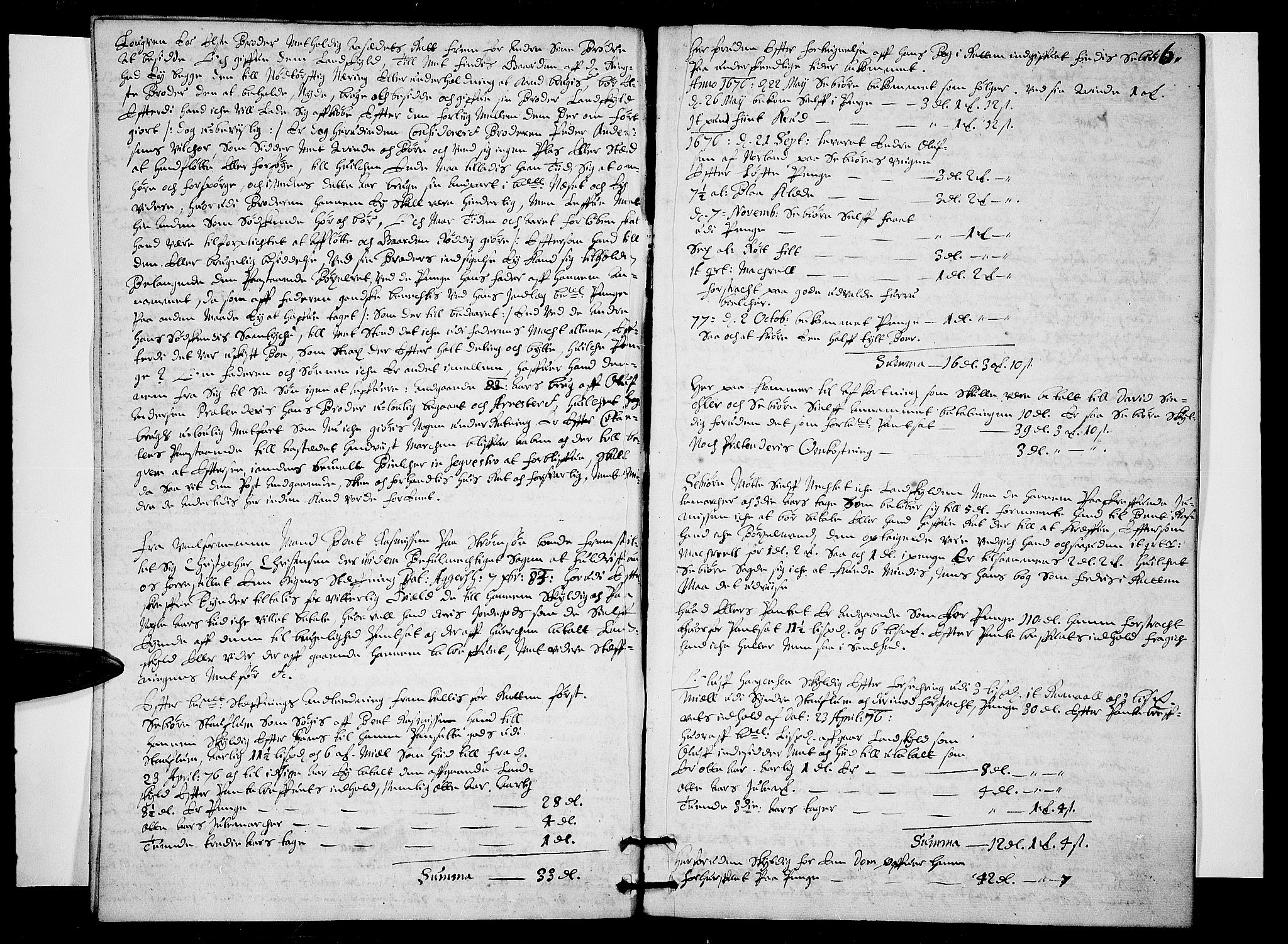 Eiker, Modum og Sigdal sorenskriveri, AV/SAKO-A-123/F/Fa/Faa/L0019: Tingbok, 1684, s. 5b-6a