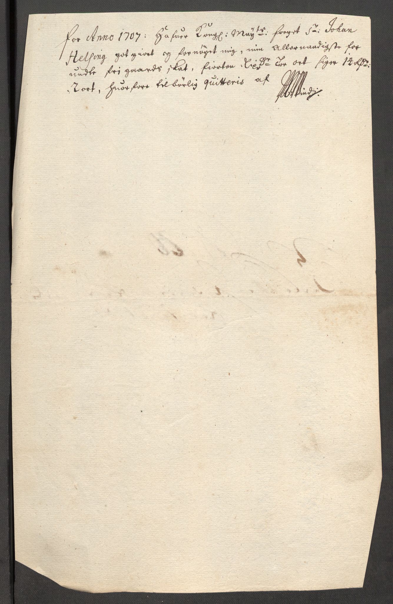 Rentekammeret inntil 1814, Reviderte regnskaper, Fogderegnskap, RA/EA-4092/R63/L4315: Fogderegnskap Inderøy, 1706-1707, s. 474