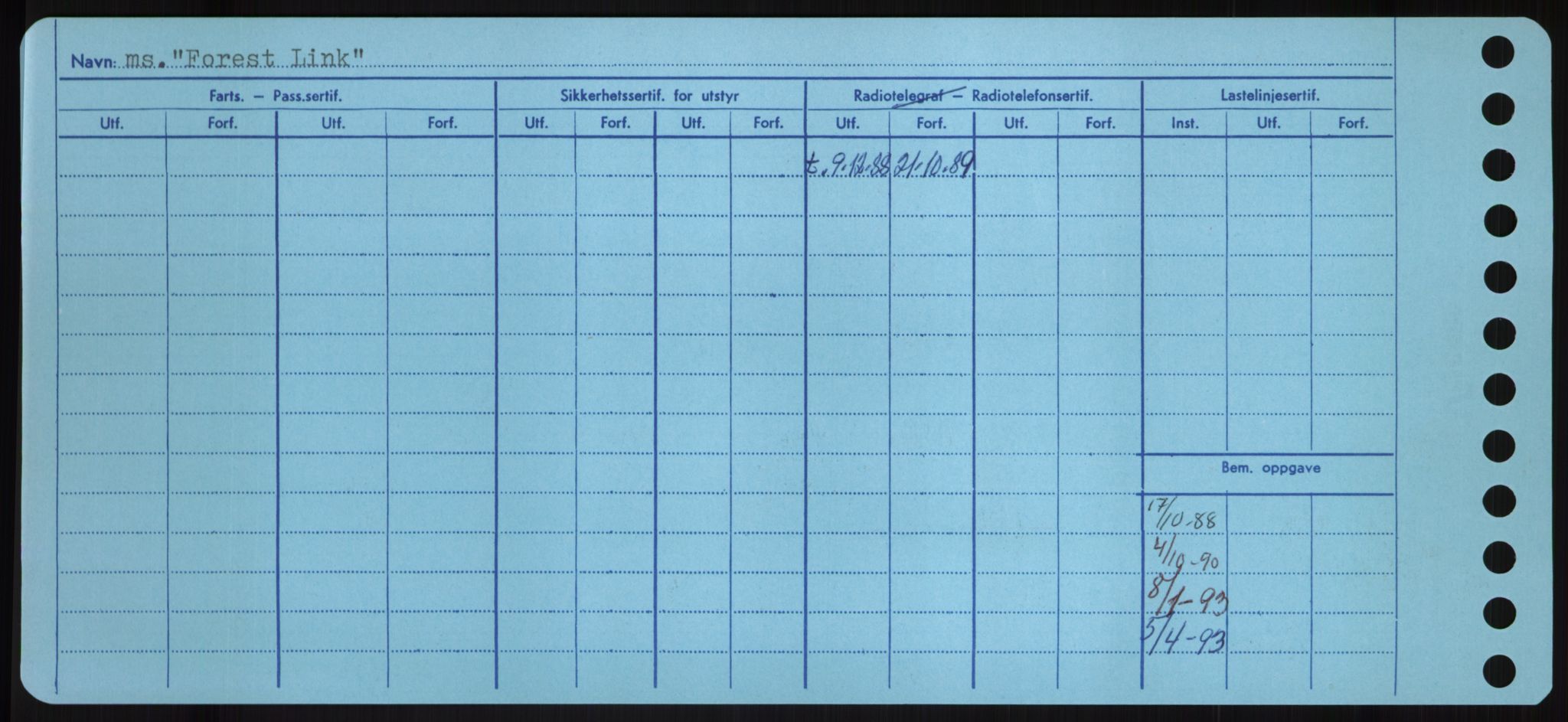 Sjøfartsdirektoratet med forløpere, Skipsmålingen, RA/S-1627/H/Hd/L0011: Fartøy, Fla-Får, s. 166