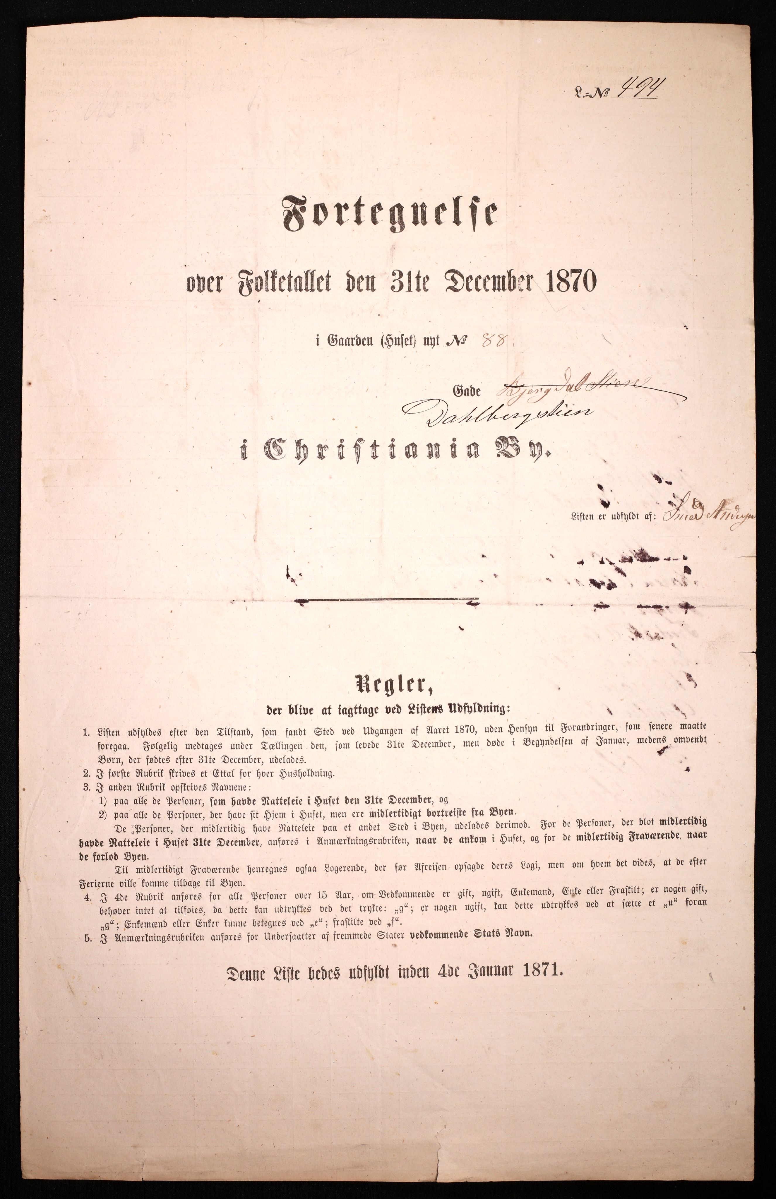 RA, Folketelling 1870 for 0301 Kristiania kjøpstad, 1870, s. 600