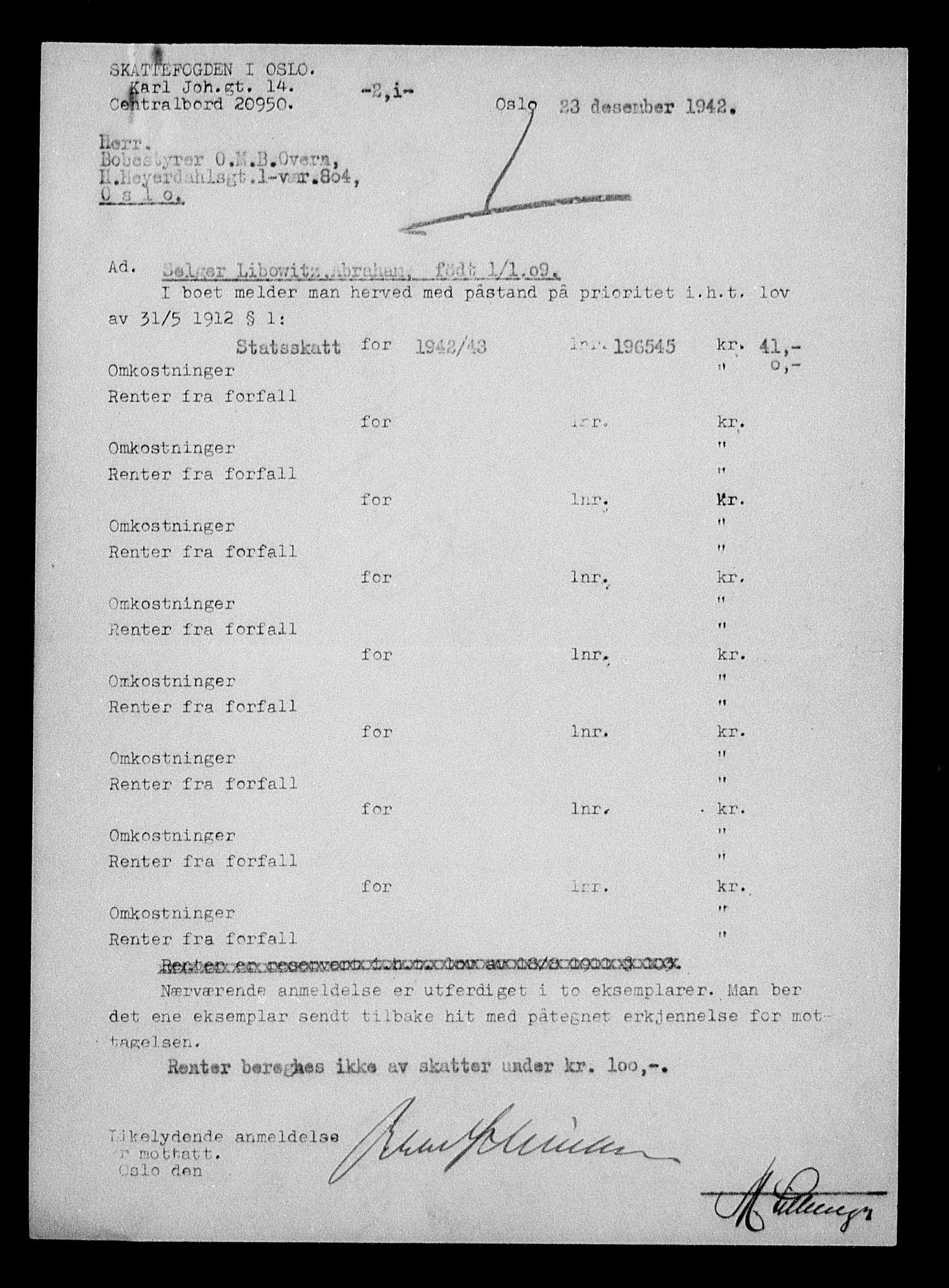 Justisdepartementet, Tilbakeføringskontoret for inndratte formuer, AV/RA-S-1564/H/Hc/Hcc/L0959: --, 1945-1947, s. 531