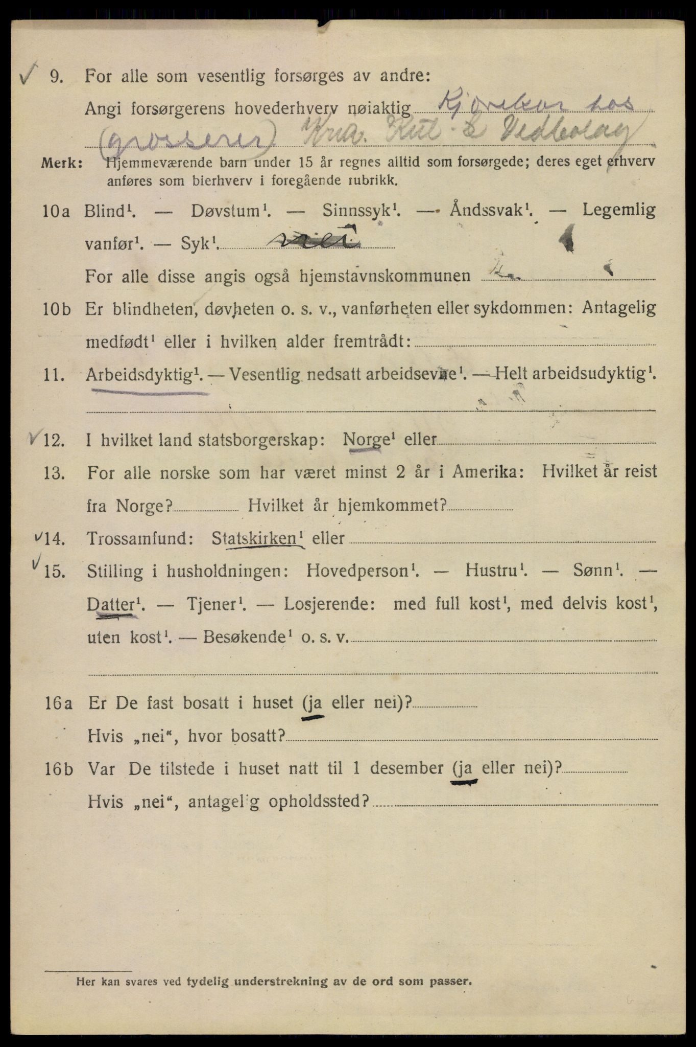 SAO, Folketelling 1920 for 0301 Kristiania kjøpstad, 1920, s. 394018