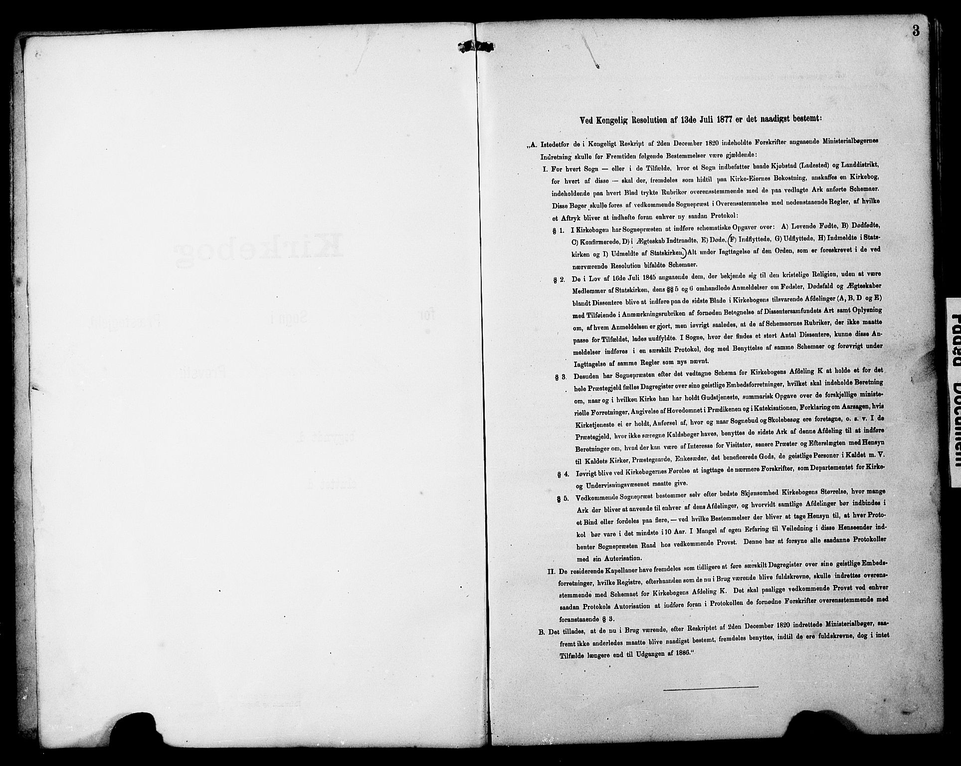 Ministerialprotokoller, klokkerbøker og fødselsregistre - Nord-Trøndelag, SAT/A-1458/788/L0701: Klokkerbok nr. 788C01, 1888-1913, s. 3
