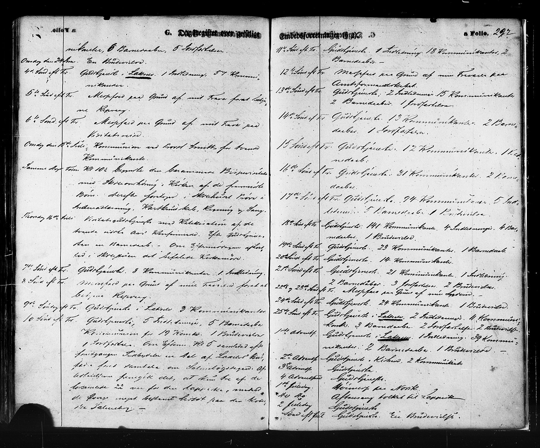 Kistrand/Porsanger sokneprestembete, AV/SATØ-S-1351/H/Ha/L0005.kirke: Ministerialbok nr. 5, 1860-1874, s. 292