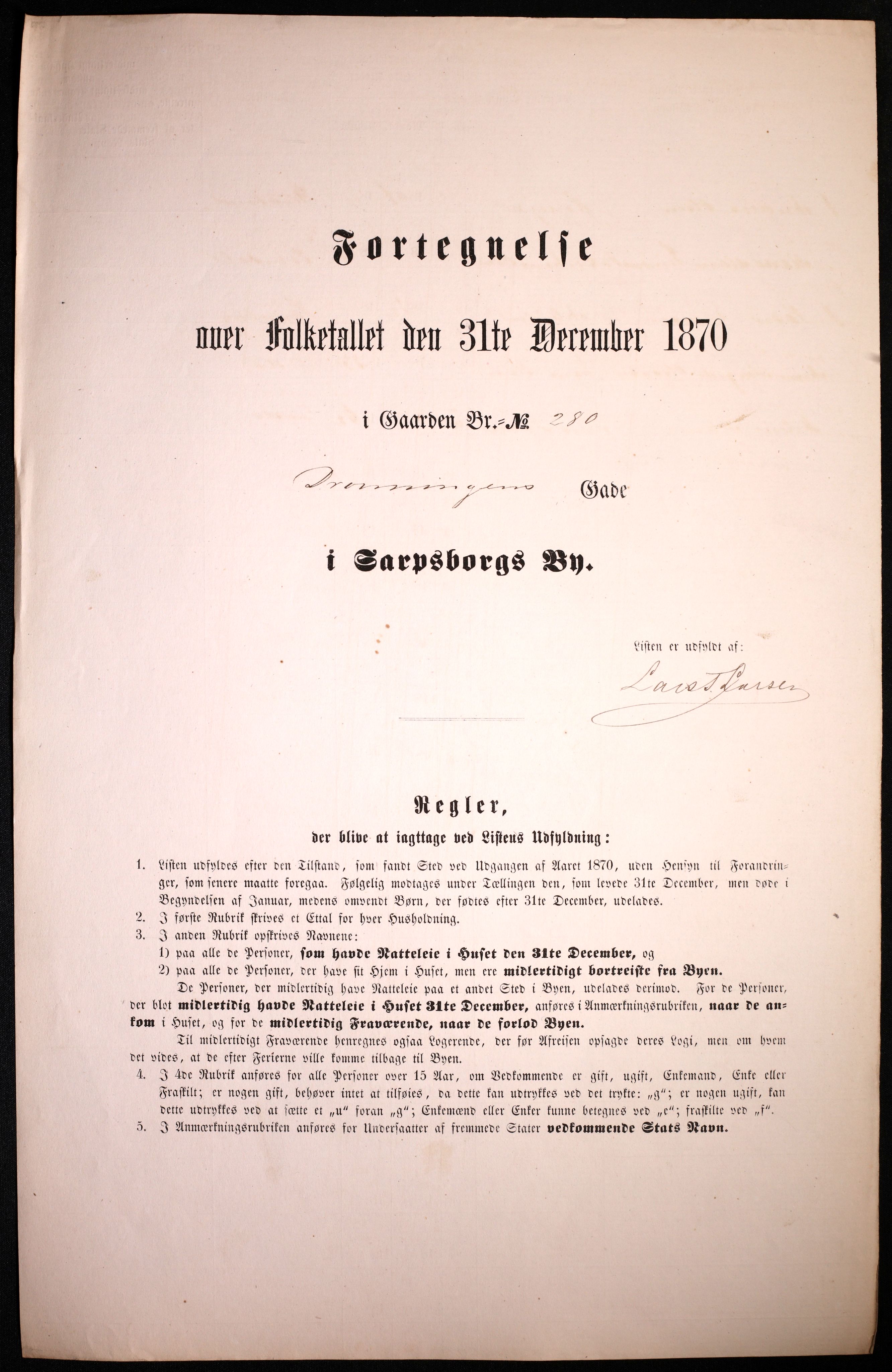 RA, Folketelling 1870 for 0102 Sarpsborg kjøpstad, 1870, s. 193