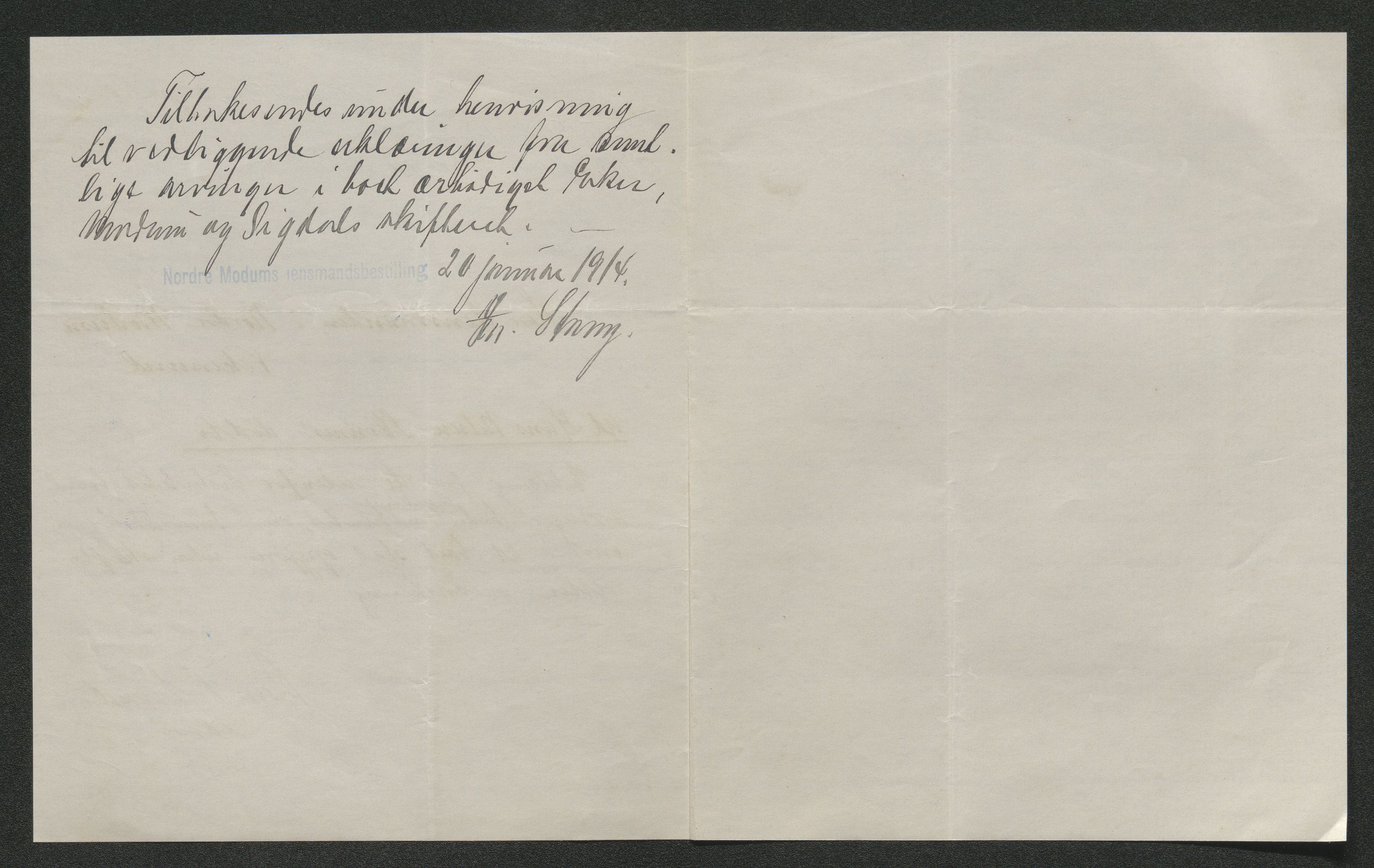 Eiker, Modum og Sigdal sorenskriveri, AV/SAKO-A-123/H/Ha/Hab/L0036: Dødsfallsmeldinger, 1913, s. 84