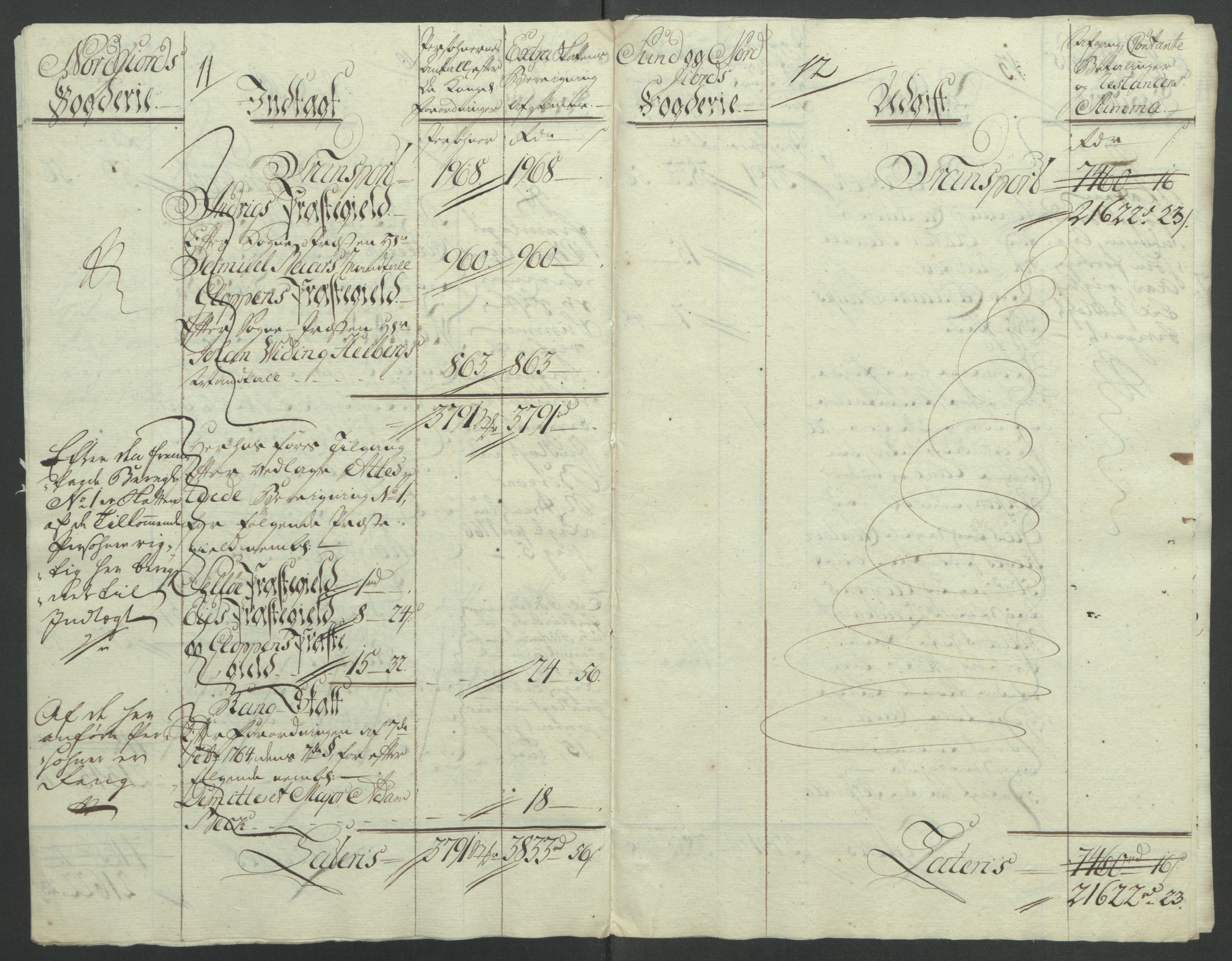 Rentekammeret inntil 1814, Reviderte regnskaper, Fogderegnskap, AV/RA-EA-4092/R53/L3550: Ekstraskatten Sunn- og Nordfjord, 1762-1771, s. 164