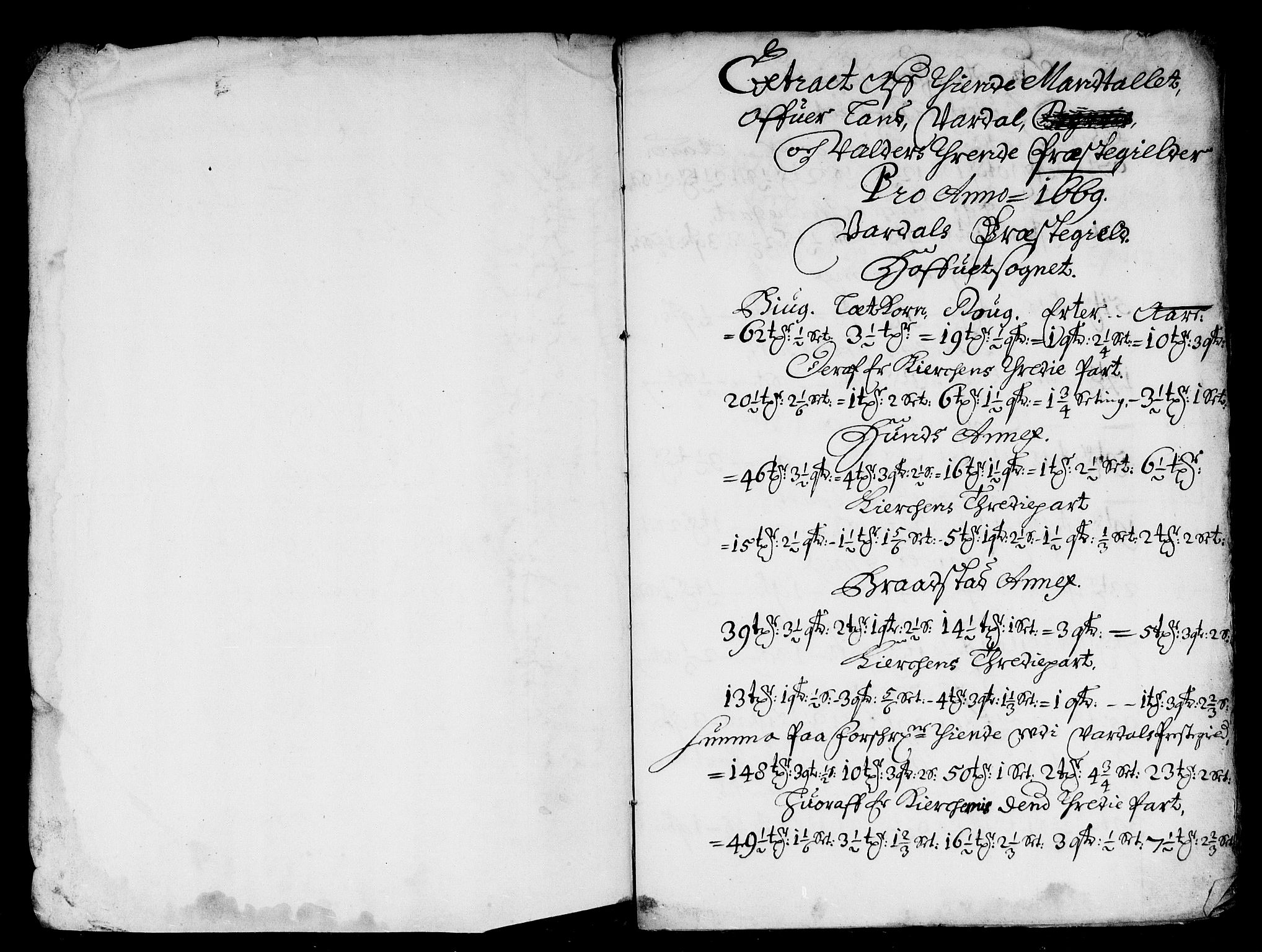 Rentekammeret inntil 1814, Reviderte regnskaper, Stiftamtstueregnskaper, Landkommissariatet på Akershus og Akershus stiftamt, AV/RA-EA-5869/R/Rb/L0062: Akershus stiftamt, 1669
