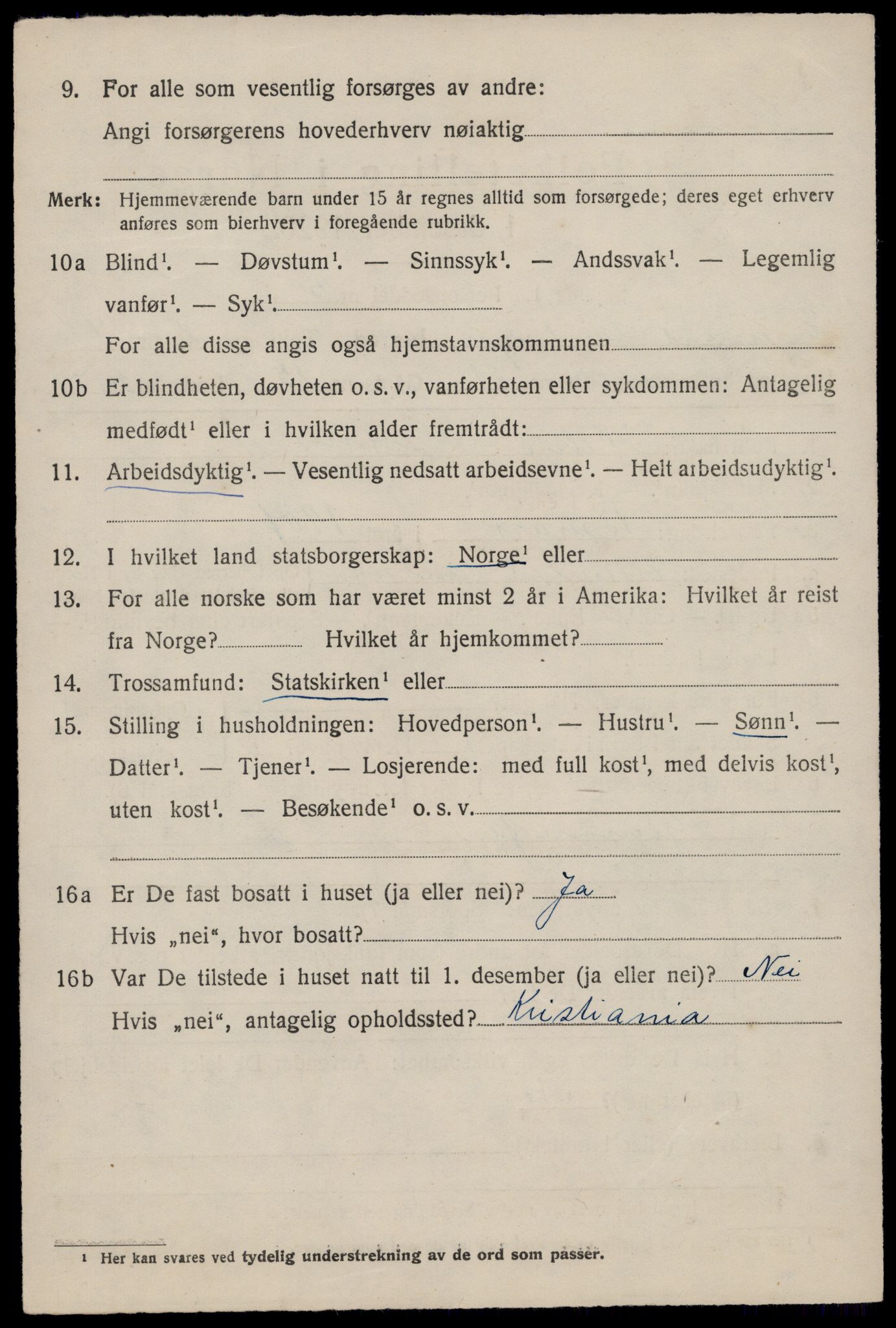SAST, Folketelling 1920 for 1116 Eigersund herred, 1920, s. 3086