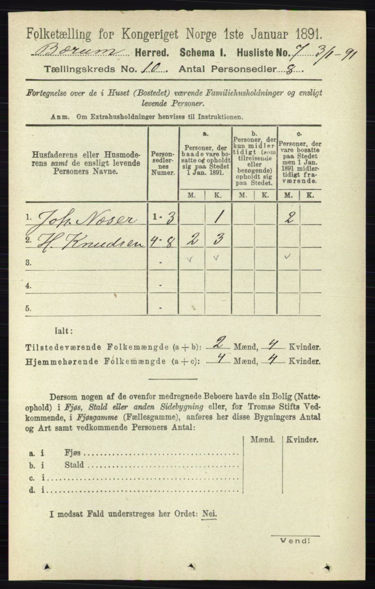 RA, Folketelling 1891 for 0219 Bærum herred, 1891, s. 6295