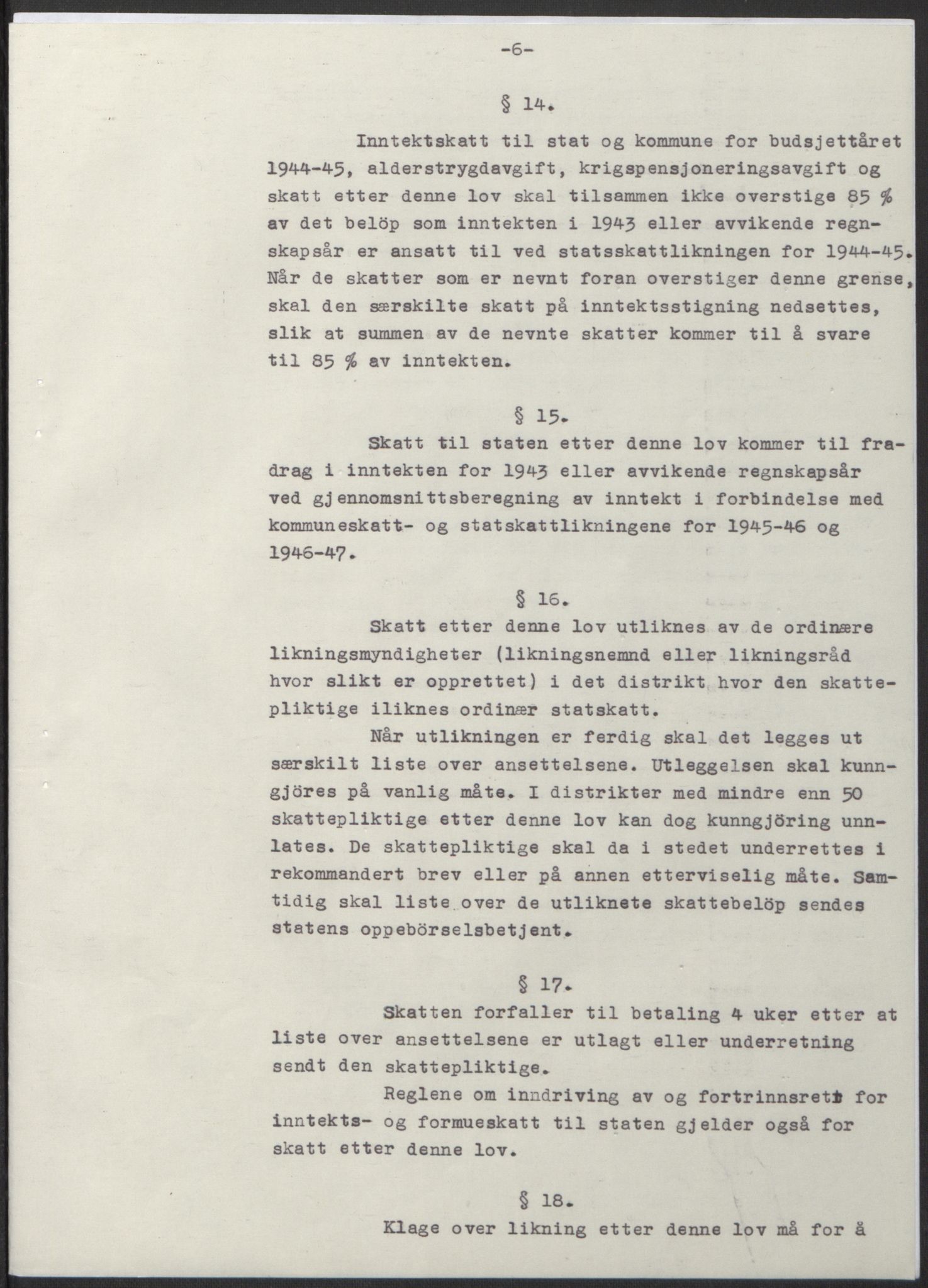 NS-administrasjonen 1940-1945 (Statsrådsekretariatet, de kommisariske statsråder mm), RA/S-4279/D/Db/L0100: Lover, 1944, s. 541