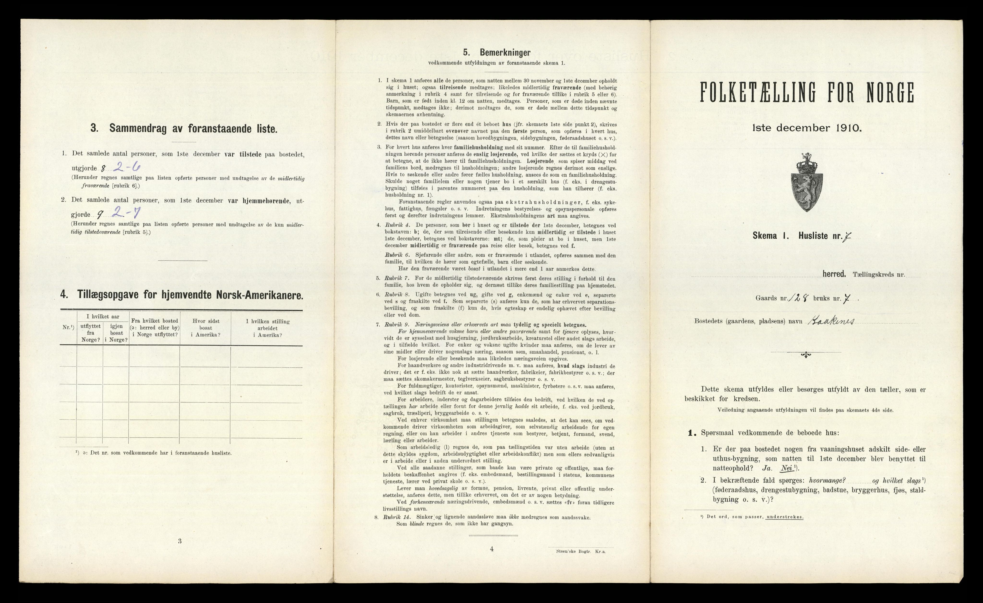 RA, Folketelling 1910 for 1440 Nord-Vågsøy herred, 1910, s. 279