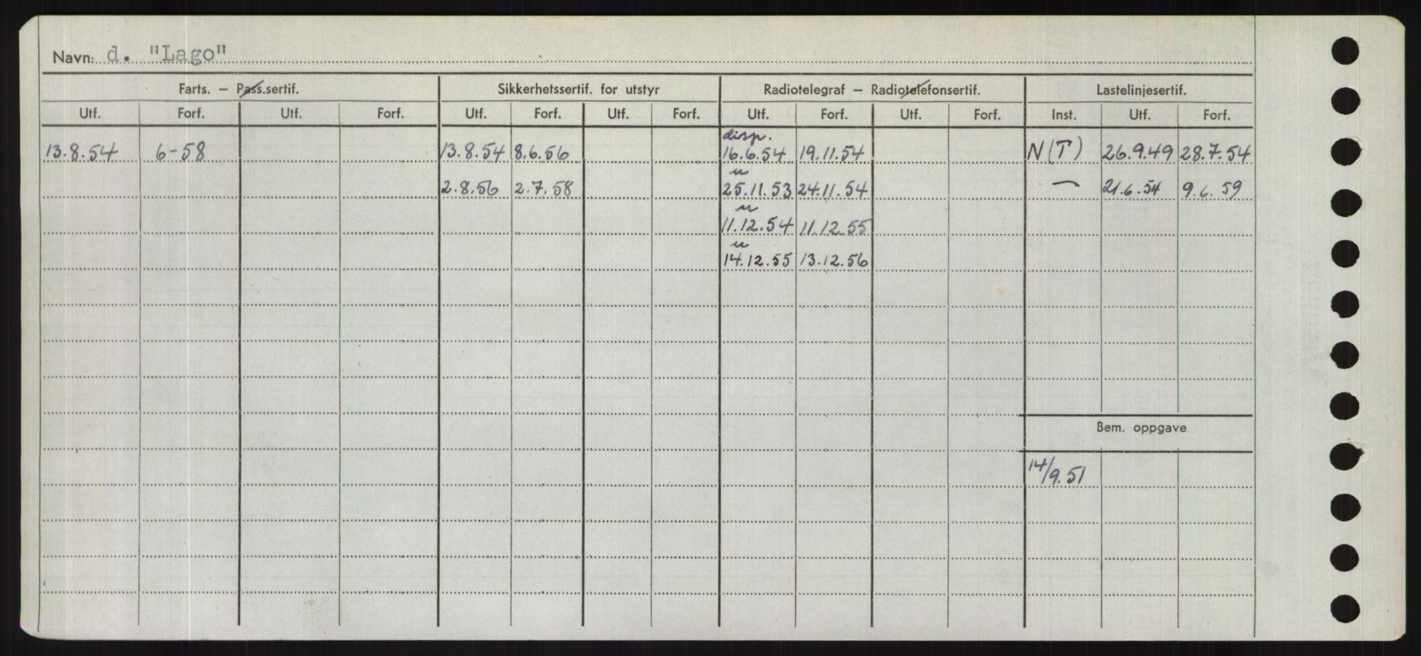 Sjøfartsdirektoratet med forløpere, Skipsmålingen, RA/S-1627/H/Hd/L0022: Fartøy, L-Lia, s. 64