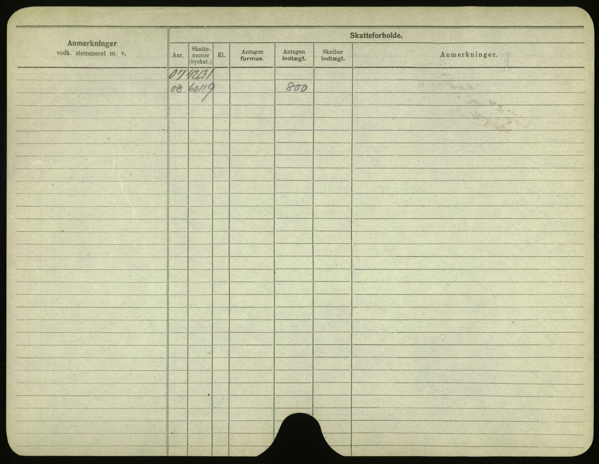 Oslo folkeregister, Registerkort, SAO/A-11715/F/Fa/Fac/L0001: Menn, 1906-1914, s. 76b