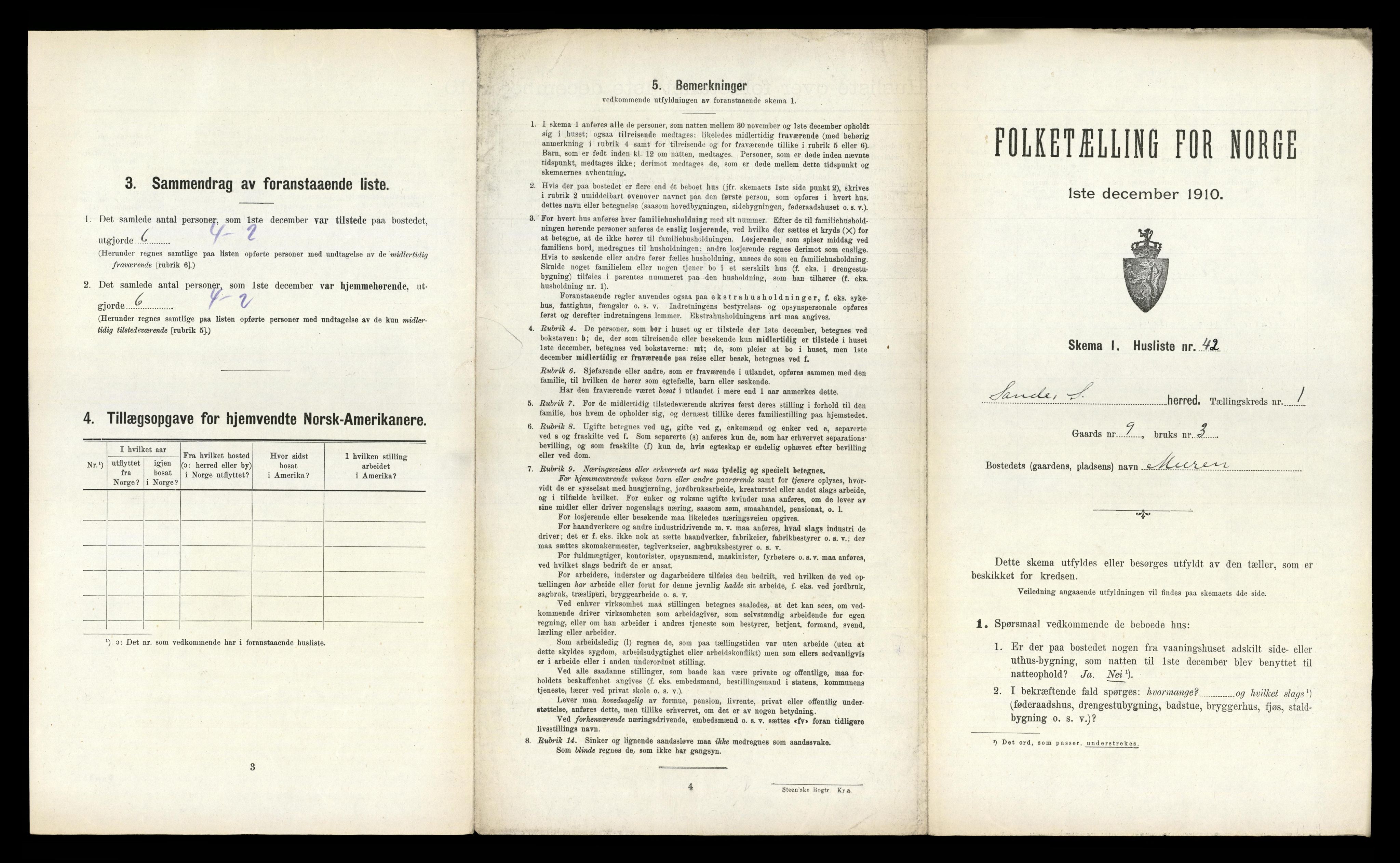 RA, Folketelling 1910 for 1514 Sande herred, 1910, s. 120