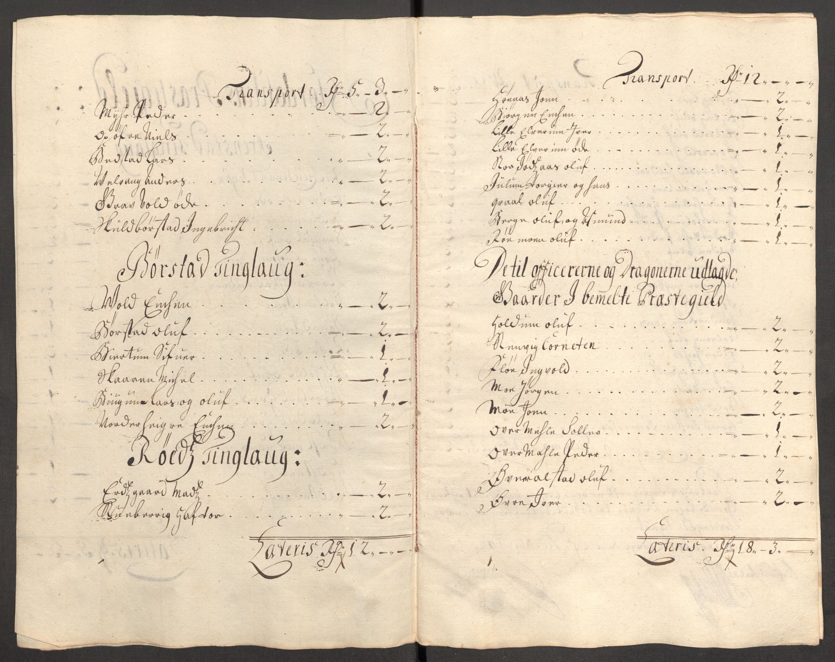 Rentekammeret inntil 1814, Reviderte regnskaper, Fogderegnskap, RA/EA-4092/R62/L4194: Fogderegnskap Stjørdal og Verdal, 1703, s. 127