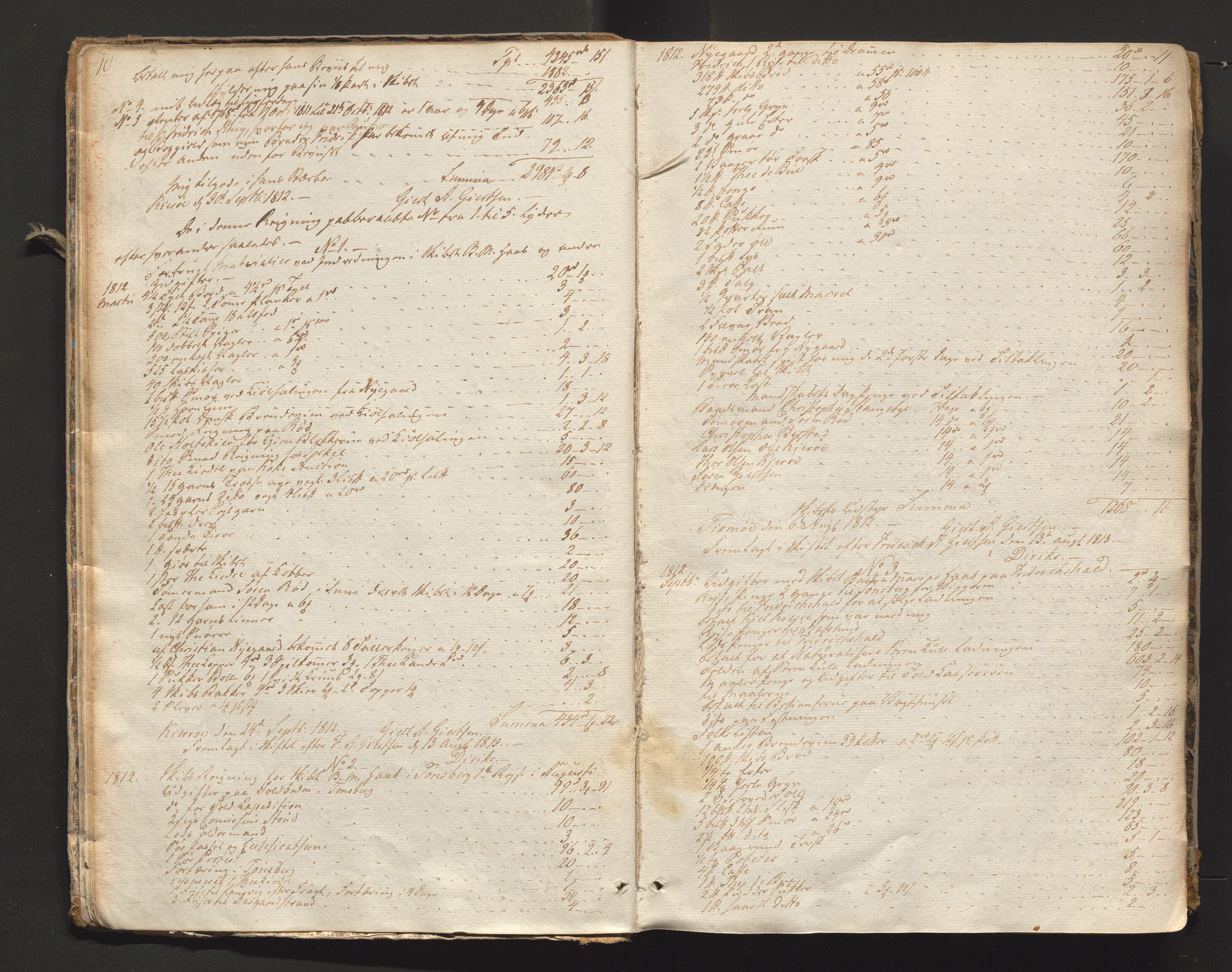 Larvik sorenskriveri, AV/SAKO-A-83/H/Hd/Hda/L0017: Skifteprotokoll, 1813-1816, s. 10-11
