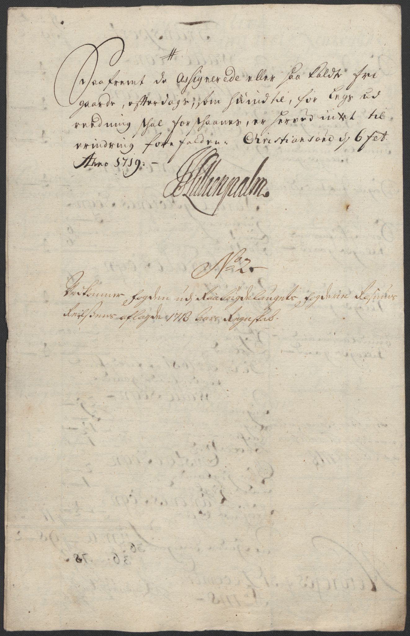 Rentekammeret inntil 1814, Reviderte regnskaper, Fogderegnskap, AV/RA-EA-4092/R40/L2453: Fogderegnskap Råbyggelag, 1718-1719, s. 19