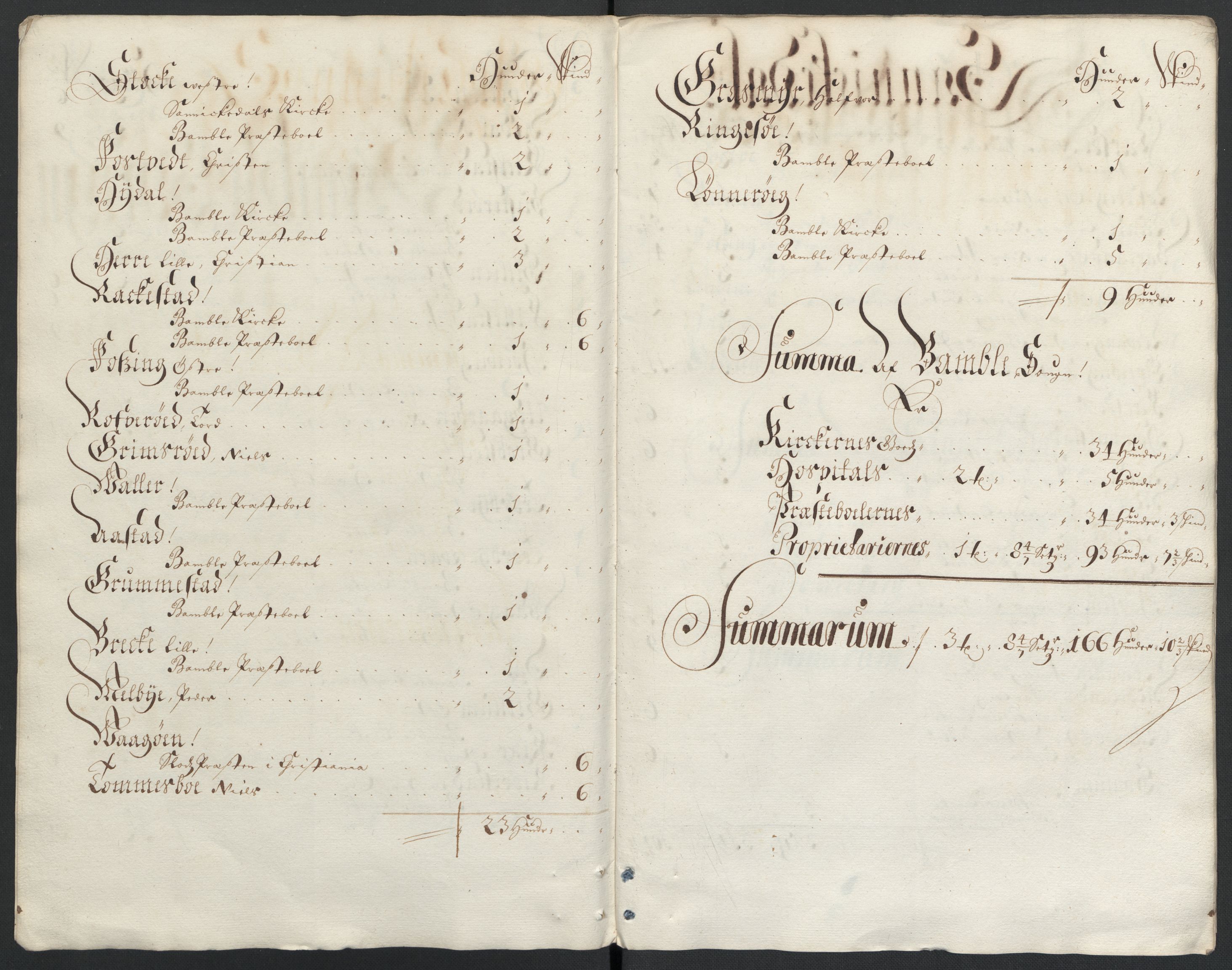 Rentekammeret inntil 1814, Reviderte regnskaper, Fogderegnskap, RA/EA-4092/R36/L2097: Fogderegnskap Øvre og Nedre Telemark og Bamble, 1697, s. 227