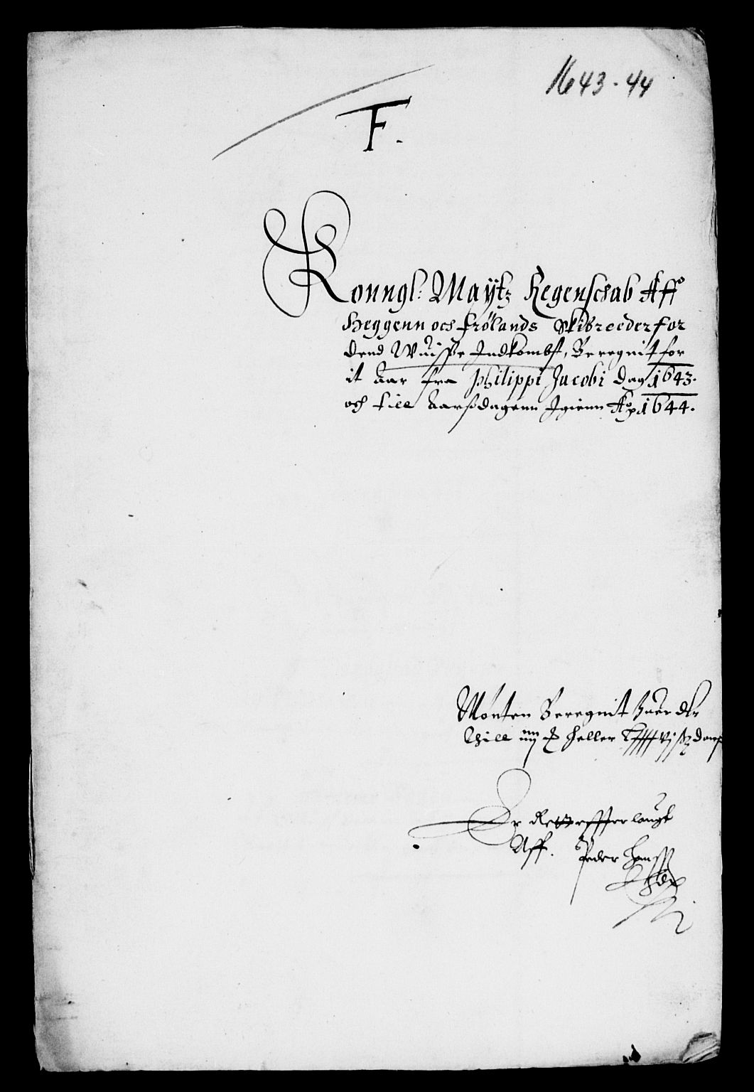 Rentekammeret inntil 1814, Reviderte regnskaper, Lensregnskaper, AV/RA-EA-5023/R/Rb/Rba/L0170: Akershus len, 1642-1644