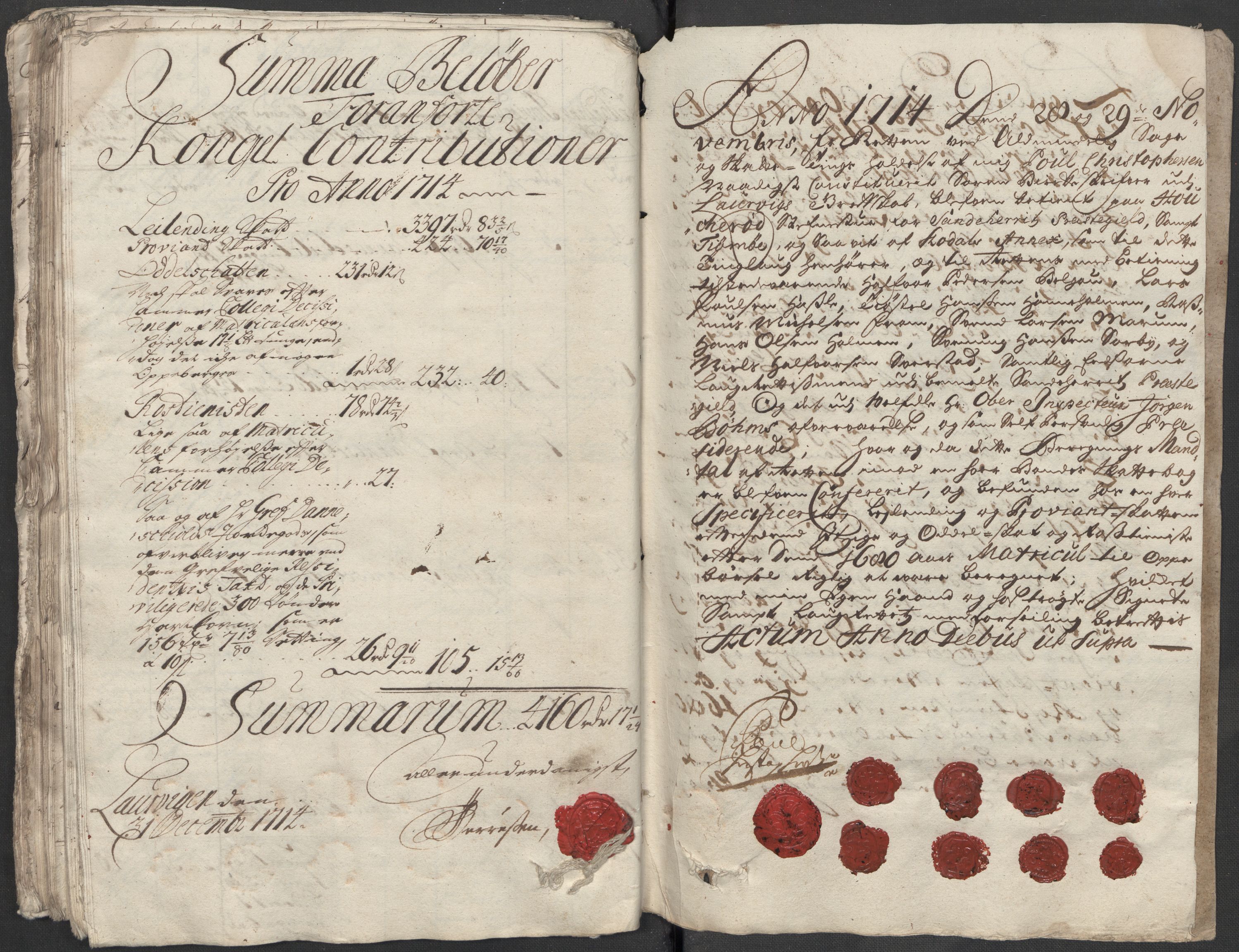 Rentekammeret inntil 1814, Reviderte regnskaper, Fogderegnskap, AV/RA-EA-4092/R33/L1986: Fogderegnskap Larvik grevskap, 1714-1715, s. 139