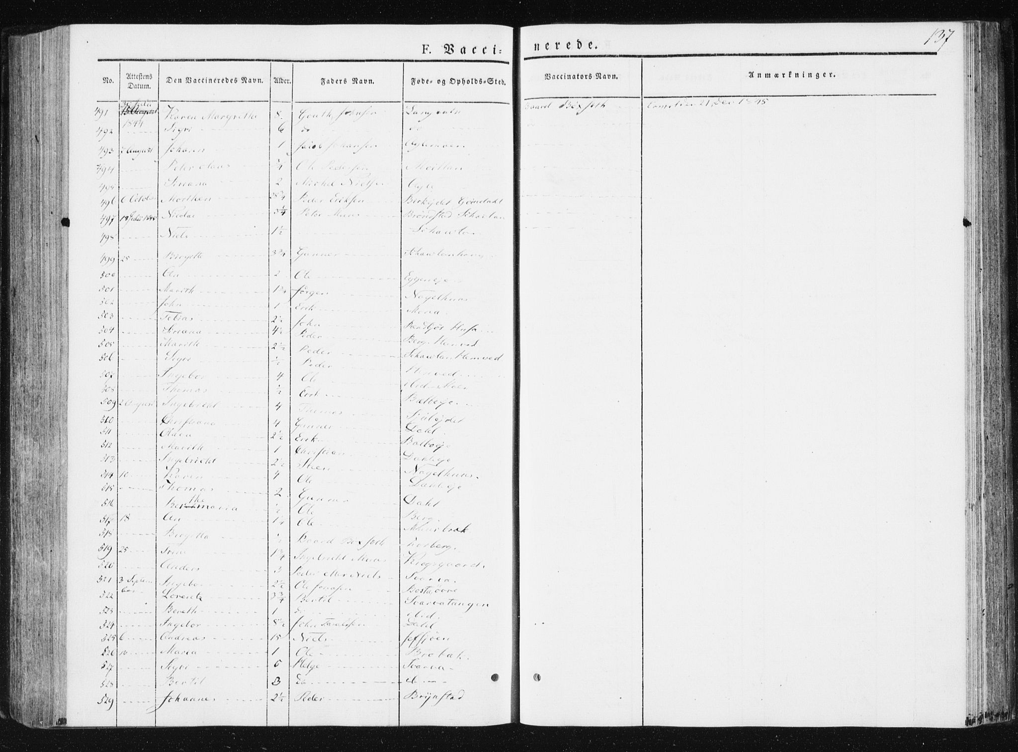 Ministerialprotokoller, klokkerbøker og fødselsregistre - Nord-Trøndelag, SAT/A-1458/749/L0470: Ministerialbok nr. 749A04, 1834-1853, s. 137