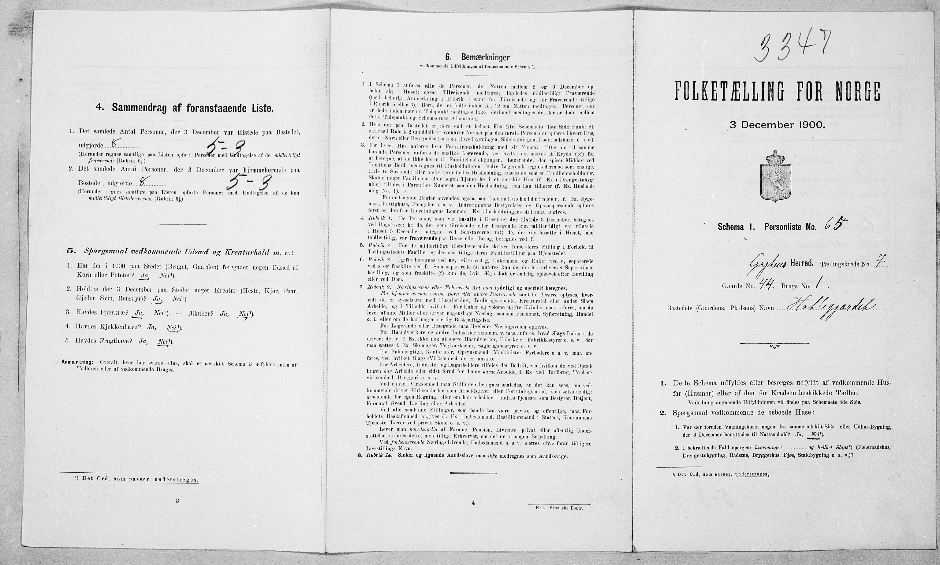SAT, Folketelling 1900 for 1539 Grytten herred, 1900, s. 841