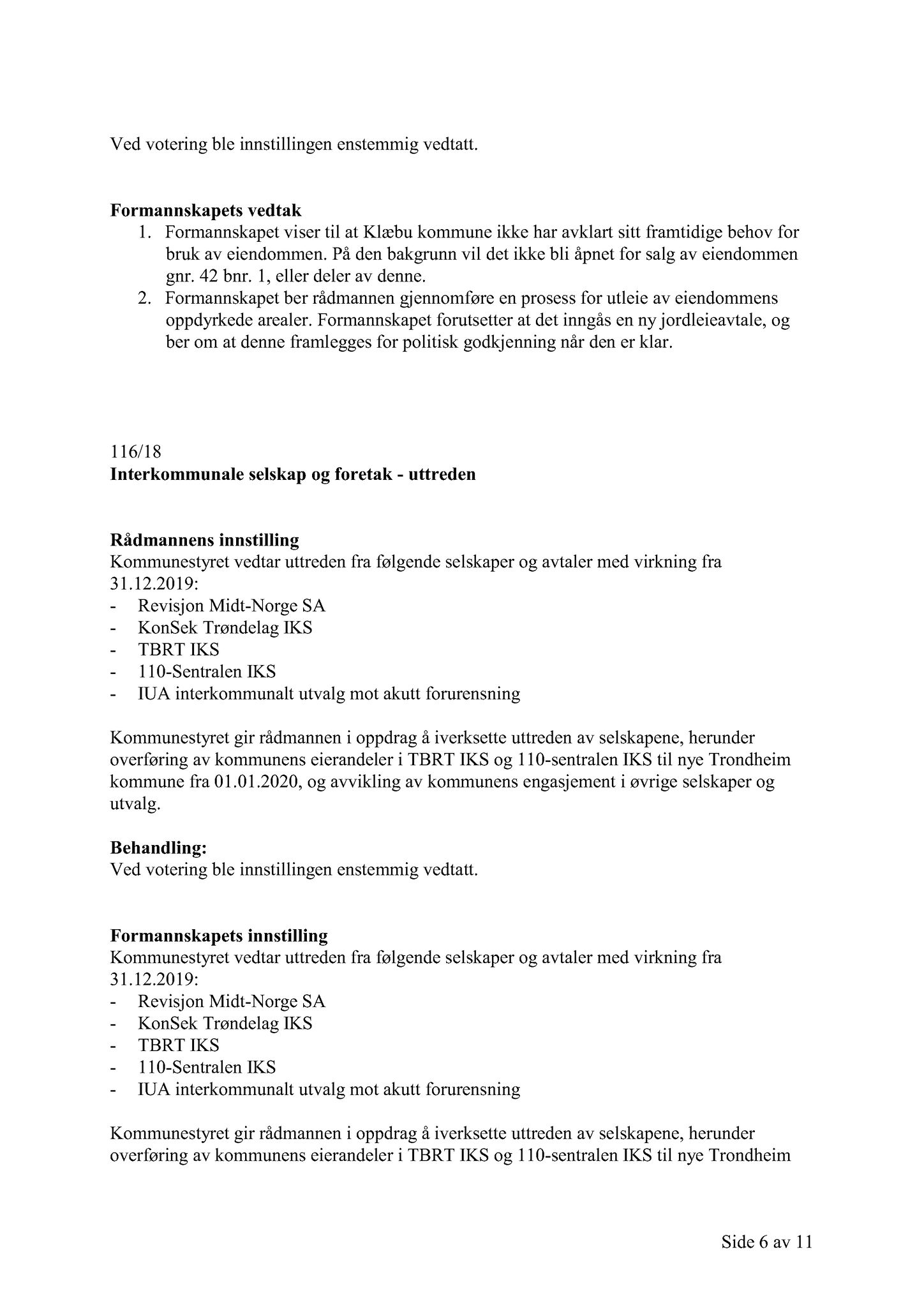 Klæbu Kommune, TRKO/KK/02-FS/L011: Formannsskapet - Møtedokumenter, 2018, s. 3154