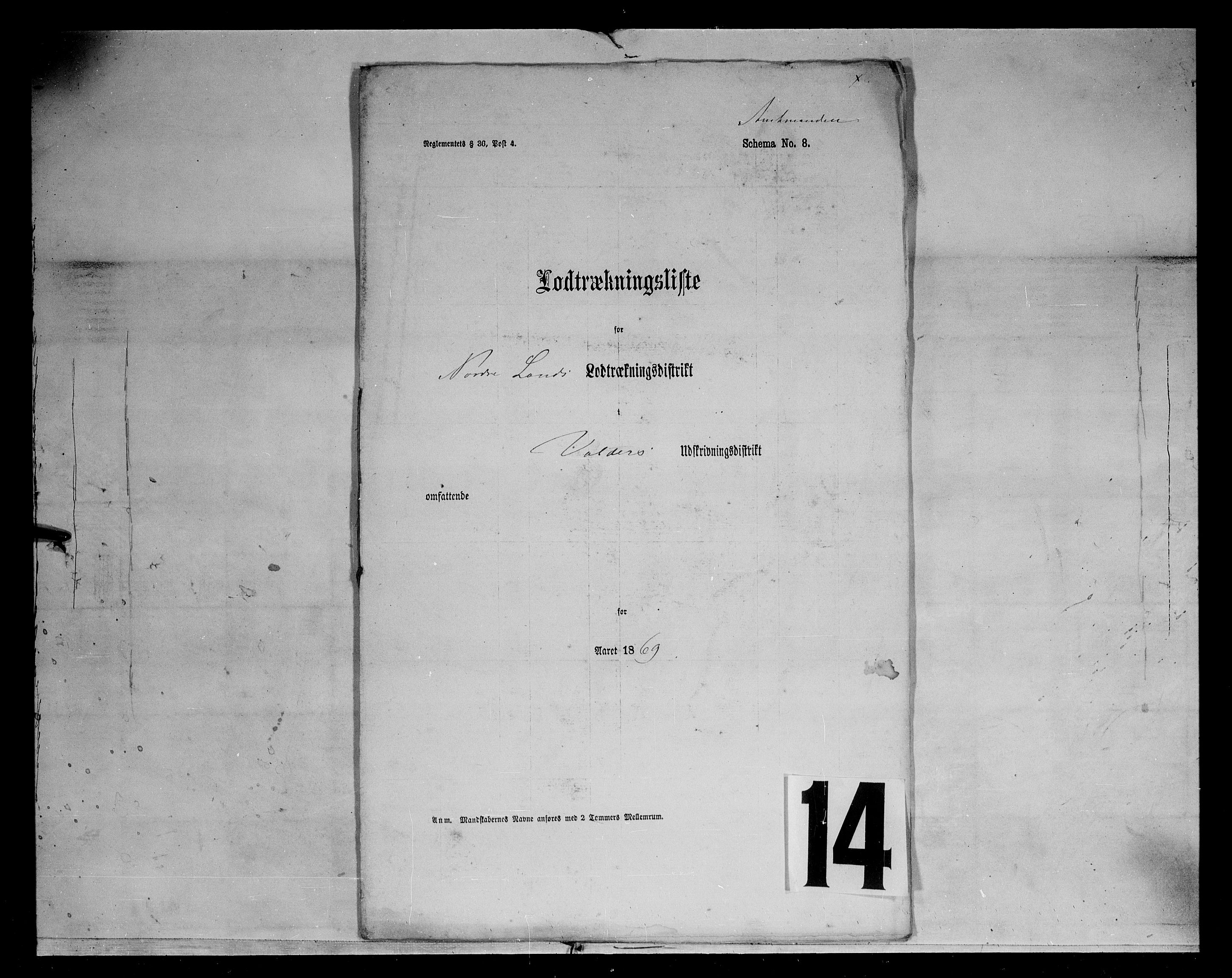 Fylkesmannen i Oppland, SAH/FYO-002/1/K/Kg/L1167: Søndre og Nordre Land, Vestre Toten, 1860-1879, s. 9095